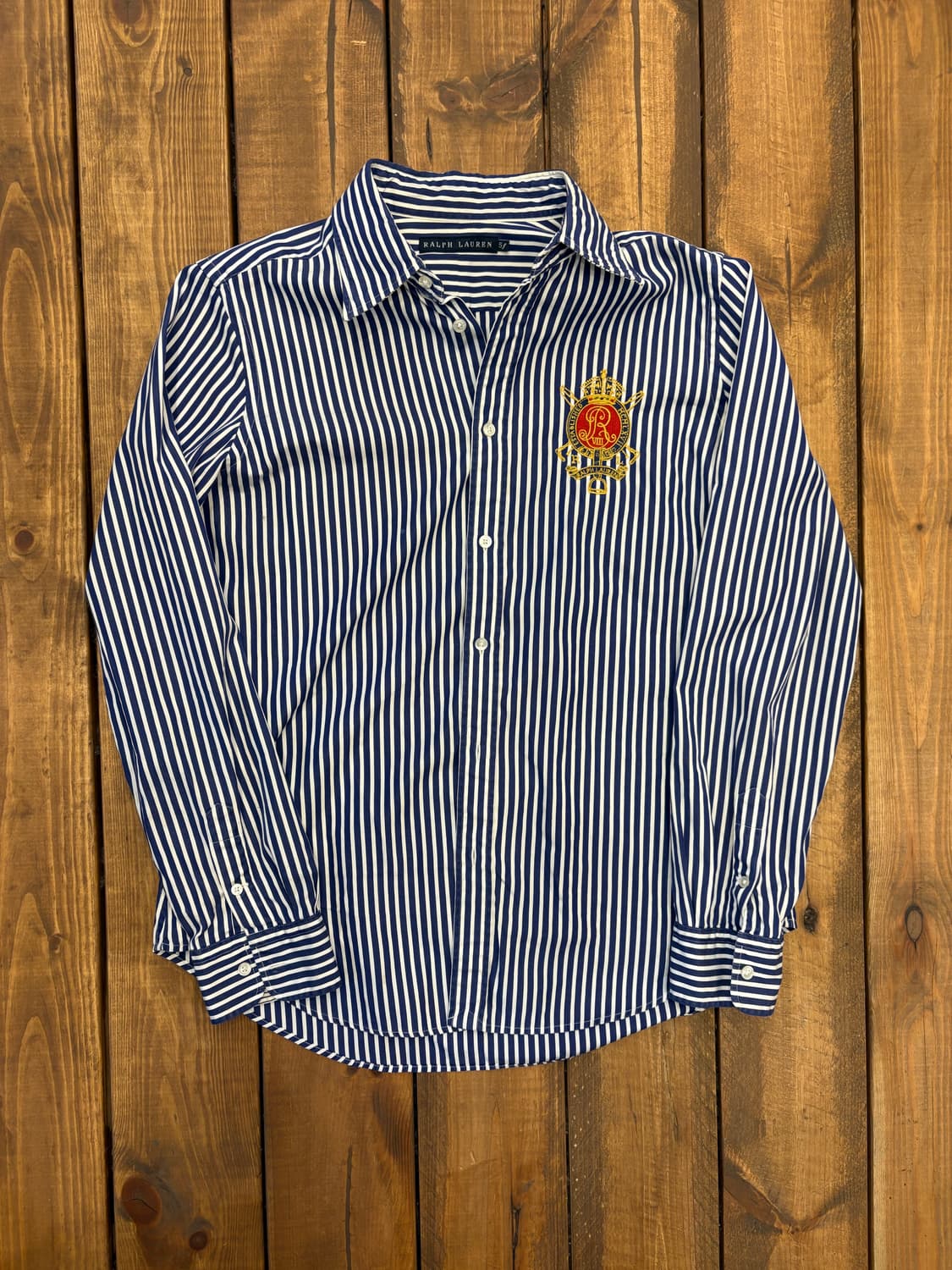 폴로 빅로고 스트라이프 셔츠 상품이미지4