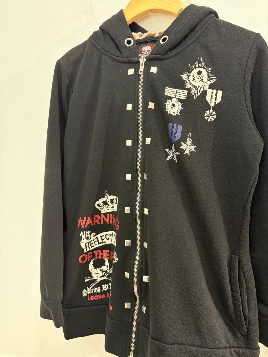 TRPP GIRL 스컬 레오파드 후드집업 상품이미지5