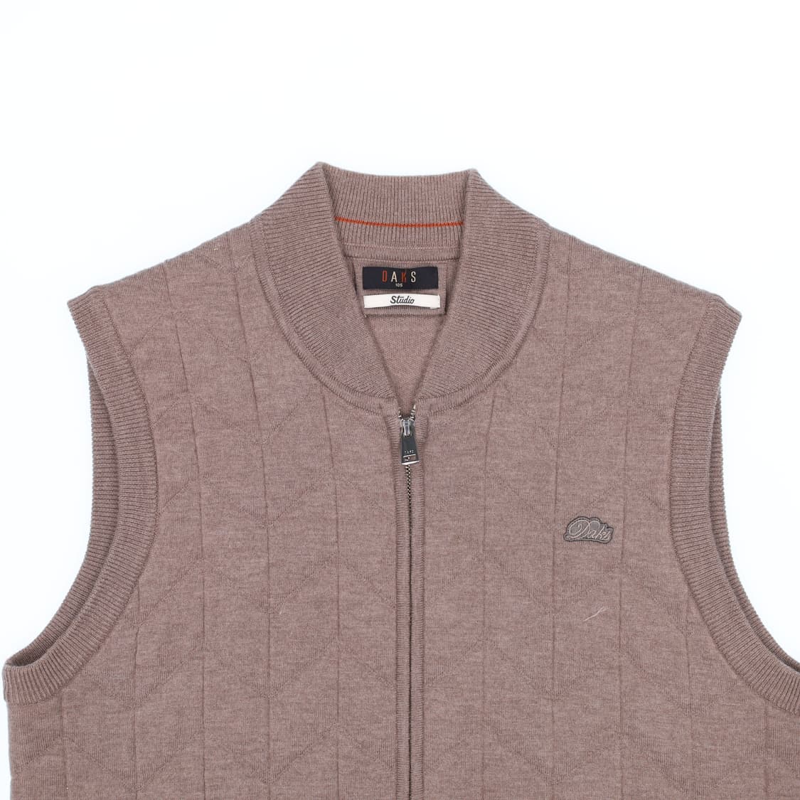 105 닥스 남성 울 니트 집업 조끼 N7472 상품이미지3