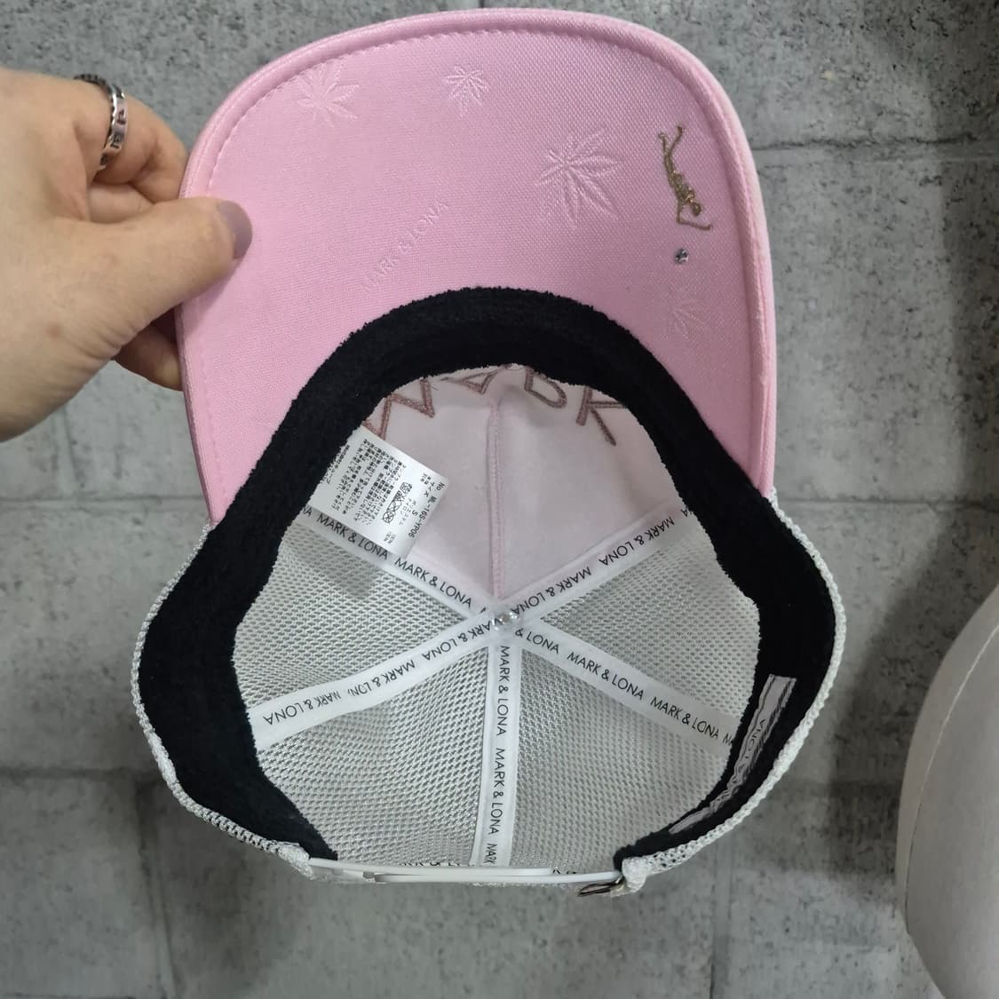 마크앤로나 핑크 메시 캡 상품이미지5