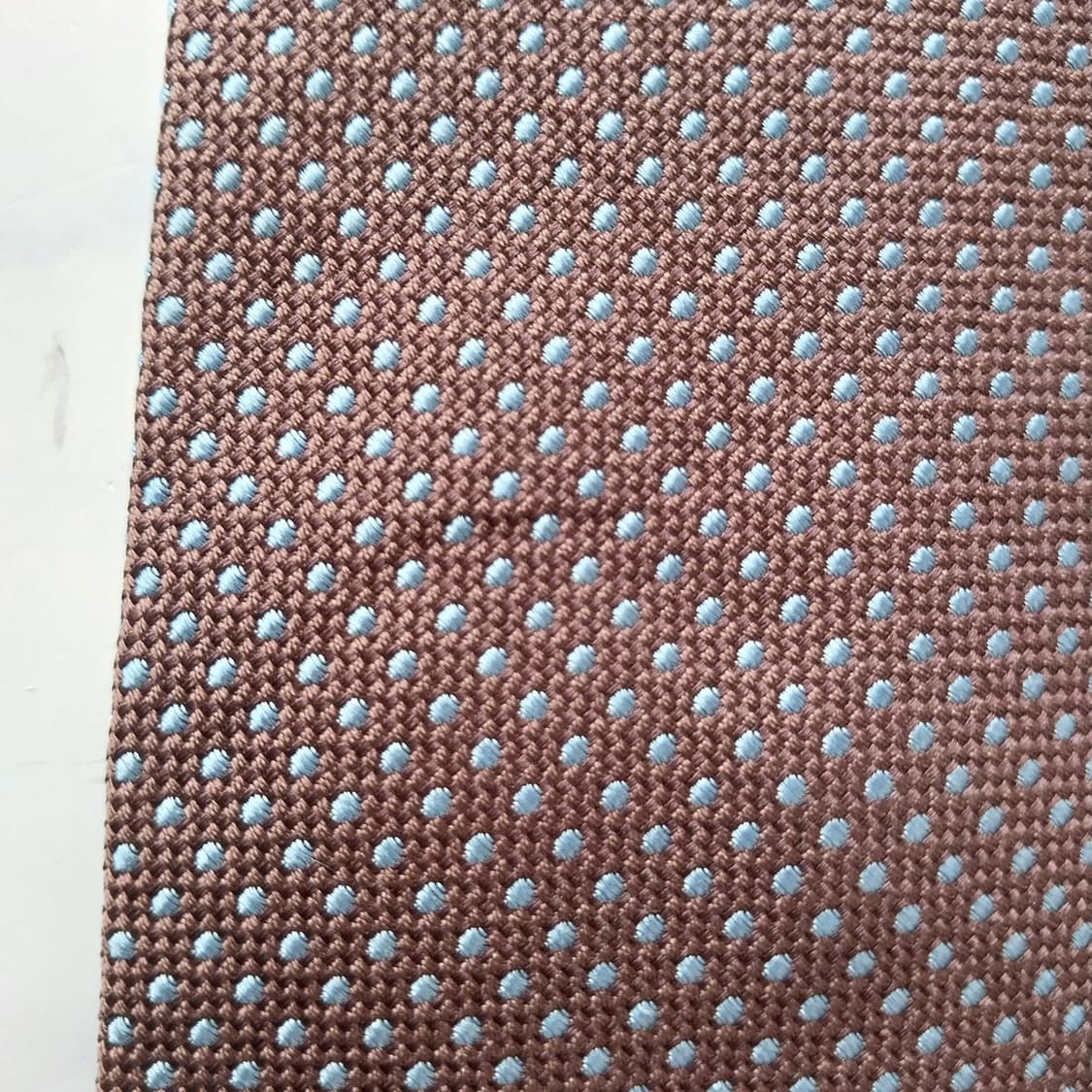 브룩스브라더스 브라운 도트 패턴 넥타이 10.1cm A등급 K2447 상품이미지9