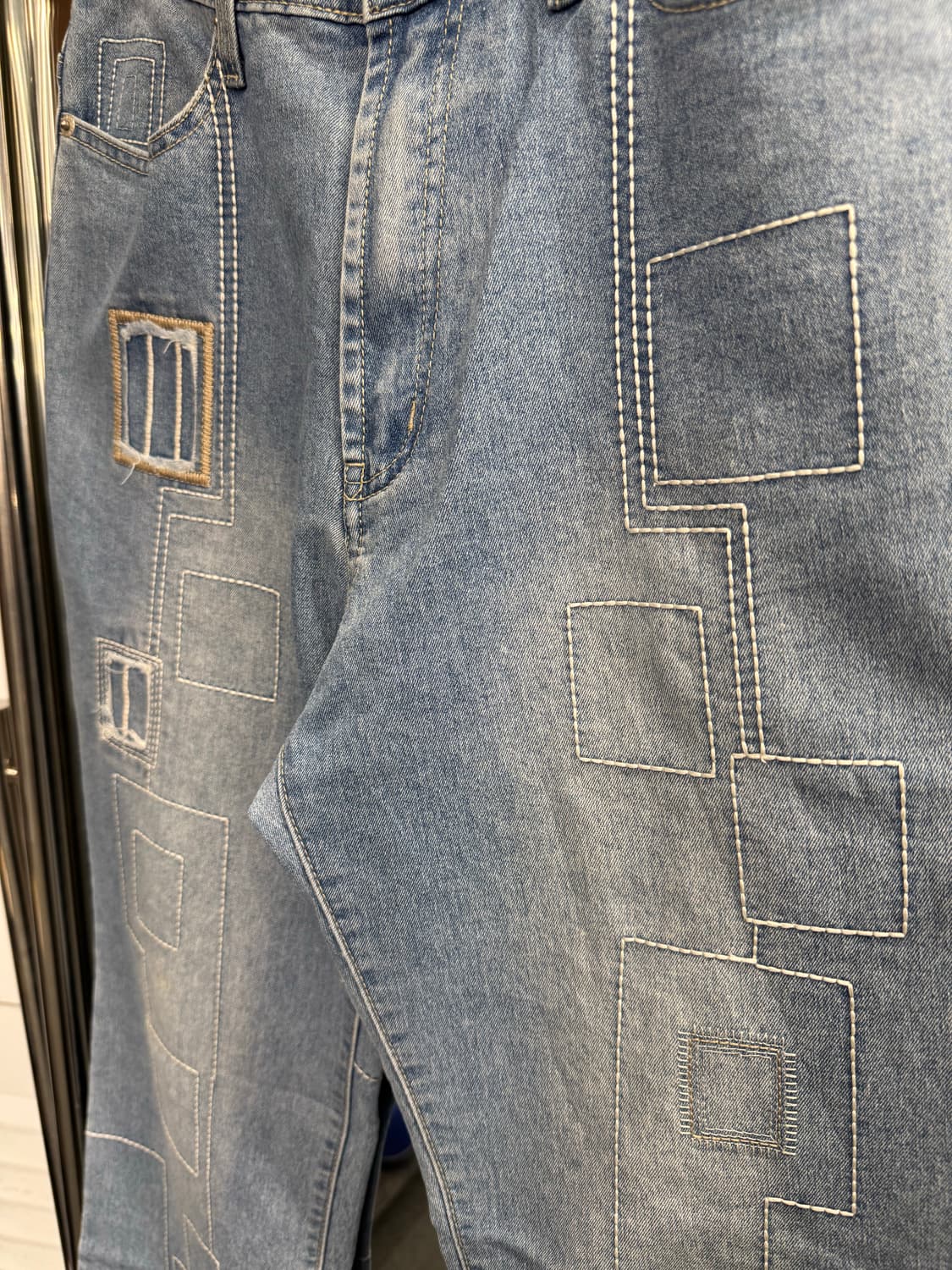 Japanese vintage 여성  부츠컷 연청 데님팬츠 상품이미지2