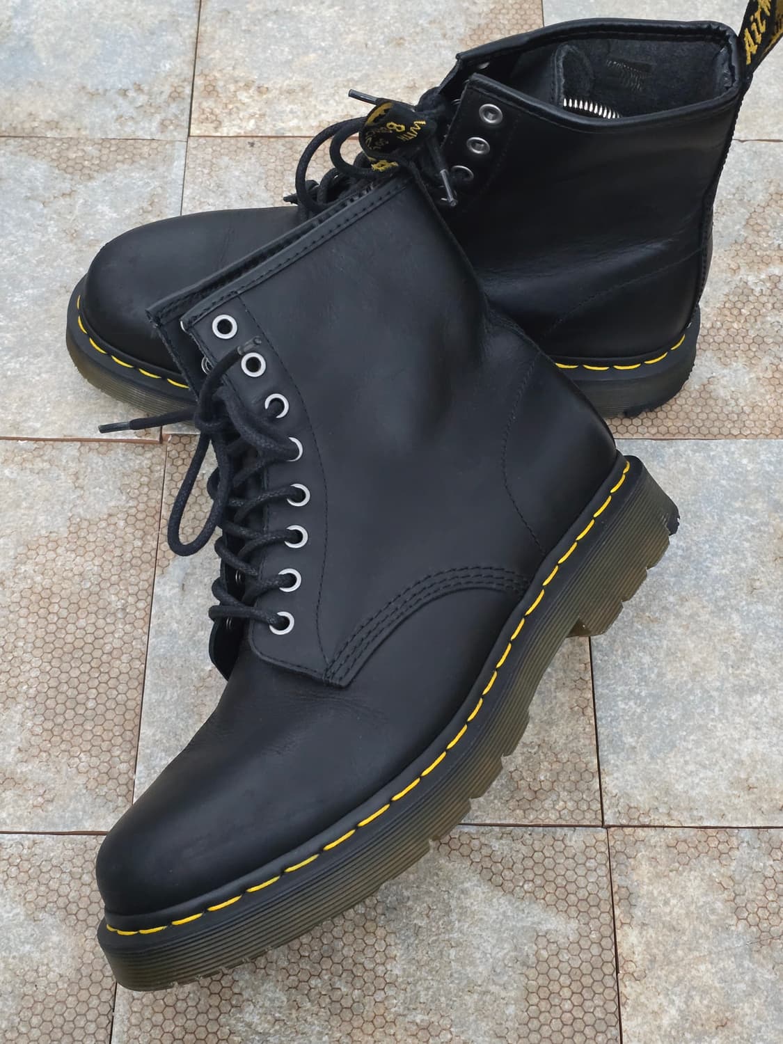 (290)닥터마틴 1460 윈터그립 블랙 부츠 상품이미지2