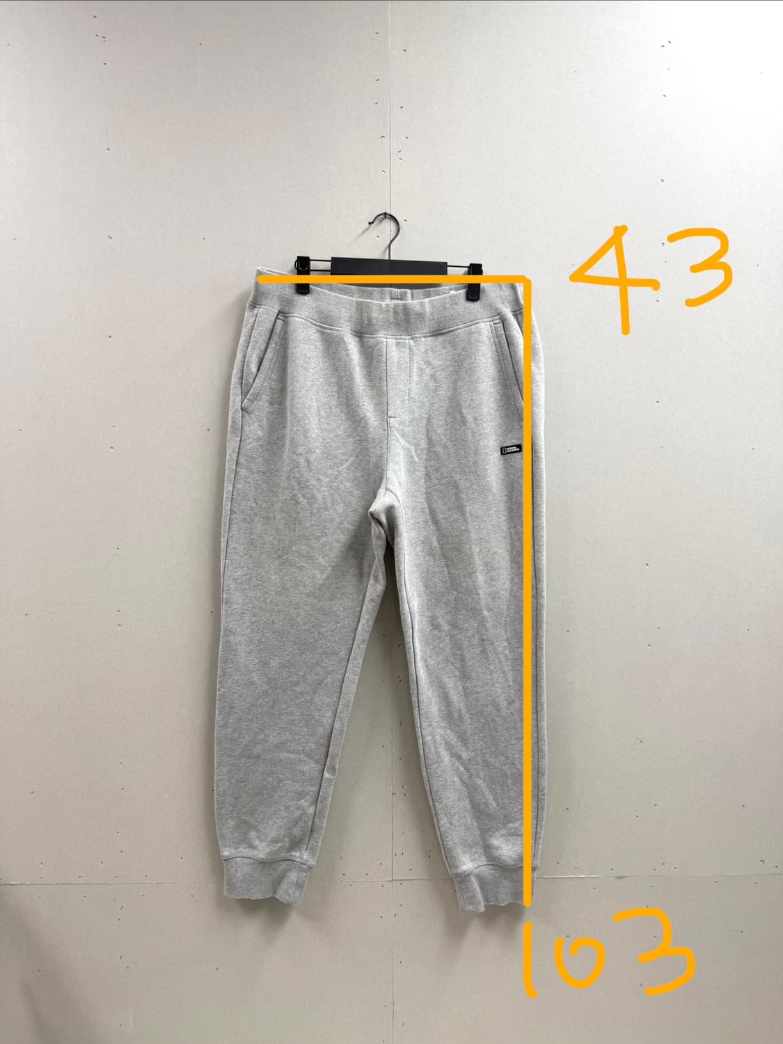 남성 96 / 내셔널지오그래픽 조거팬츠 그레이 상품이미지2