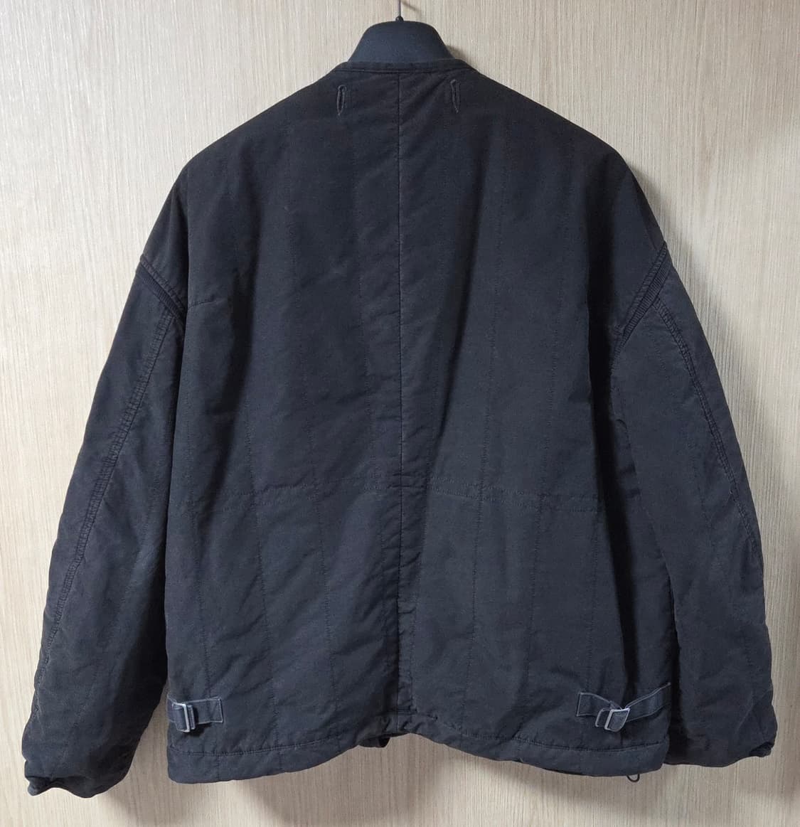 (착샷) 24ss 폴리테루 리버시블 라이너 올리브 그레이 & 다크 브라운 상품이미지2