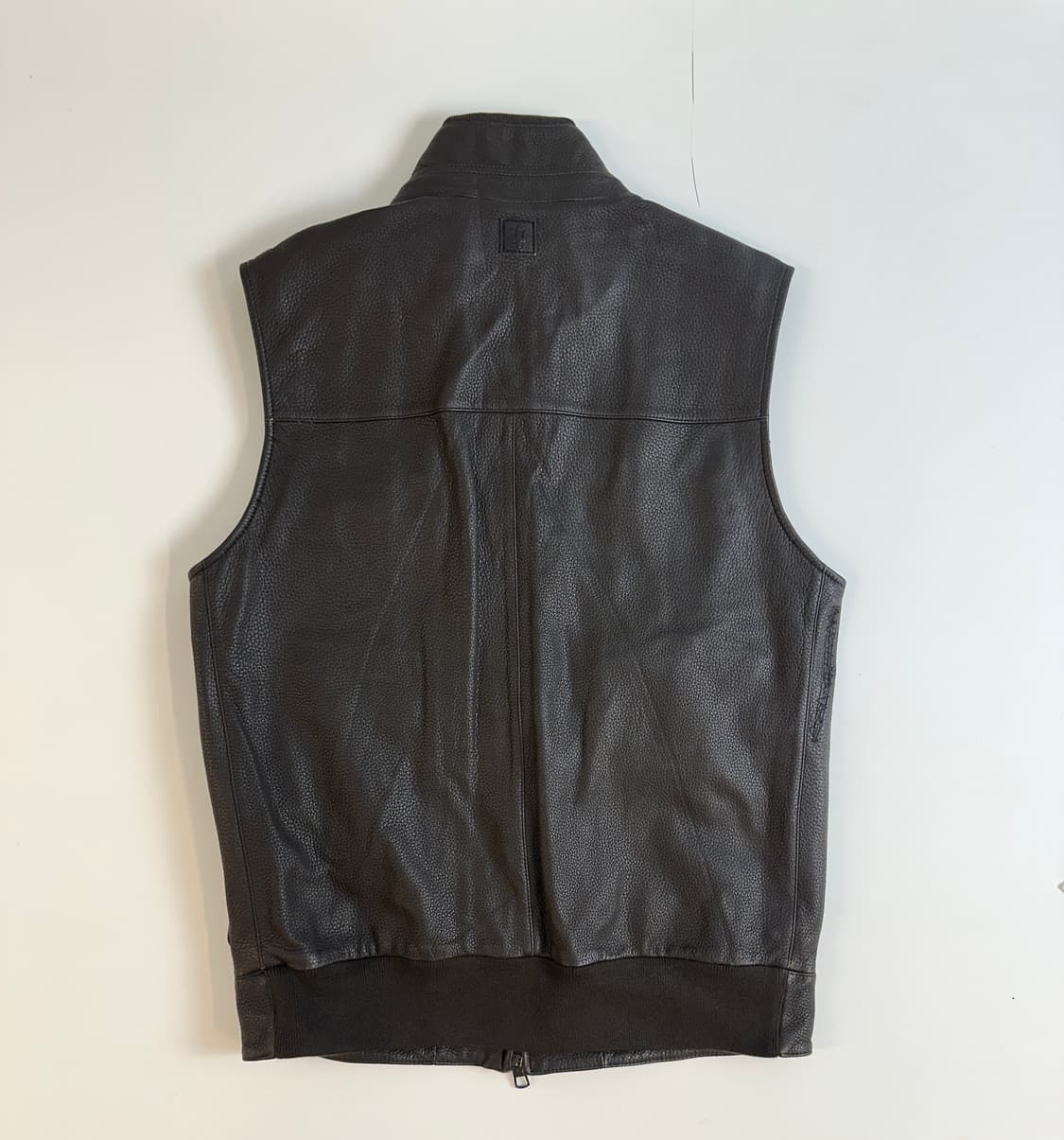 에르메네질도 제냐 buckskin 가죽 베스트 자켓 상품이미지2