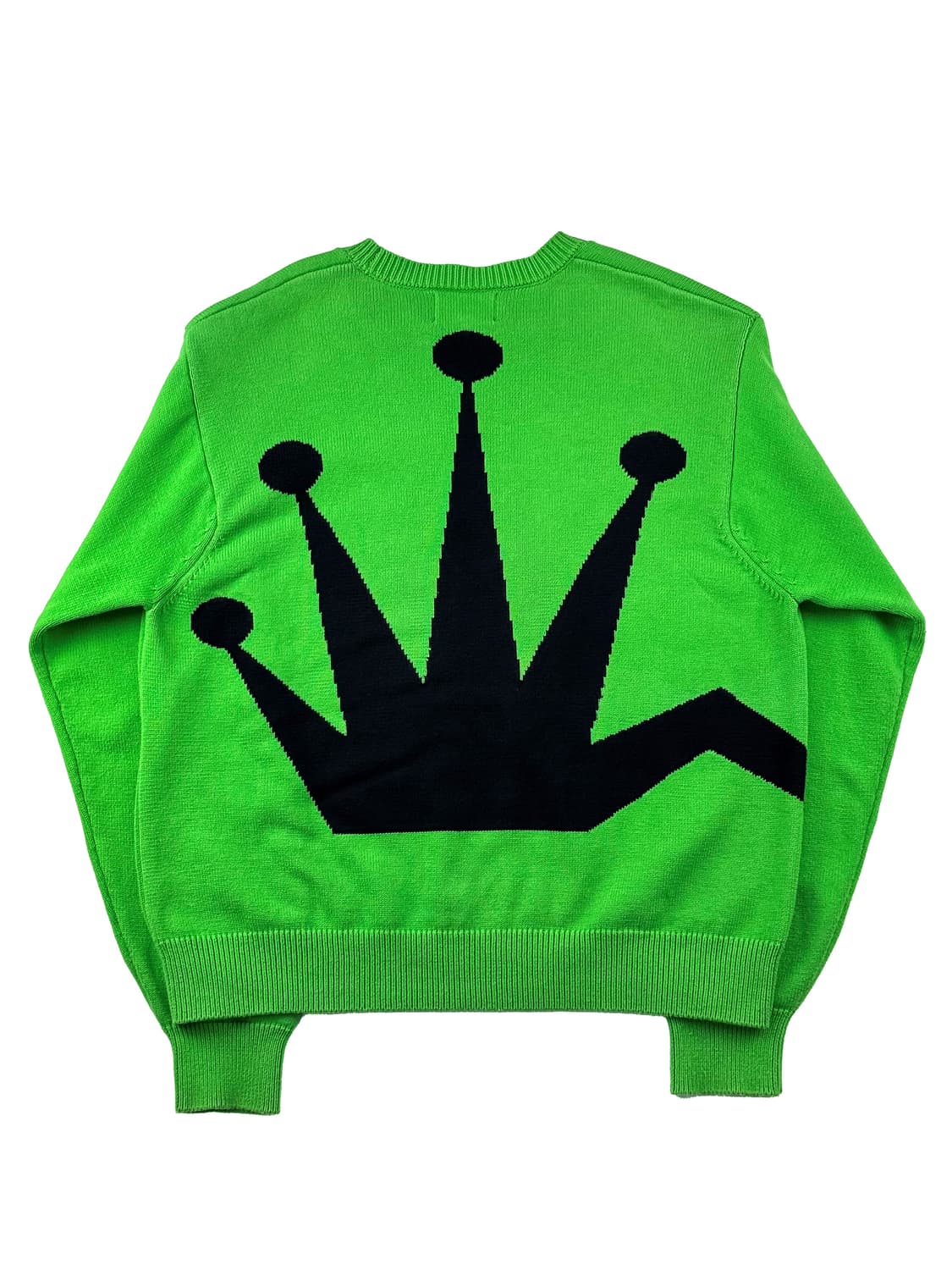 스투시 벤트 크라운 스웨터 라임 상품이미지1