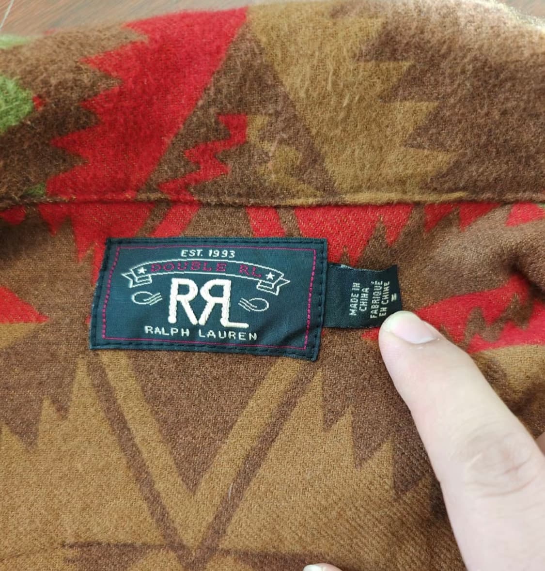 rrl 사우스 웨스턴 울자켓 m 상품이미지3