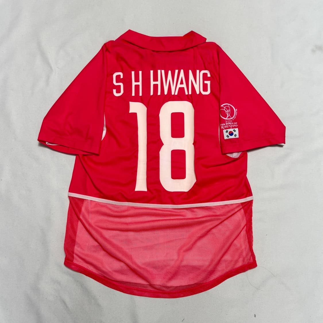 나이키 2002년 월드컵 대한민국 홈 황선홍 어센틱 유니폼 상품이미지2