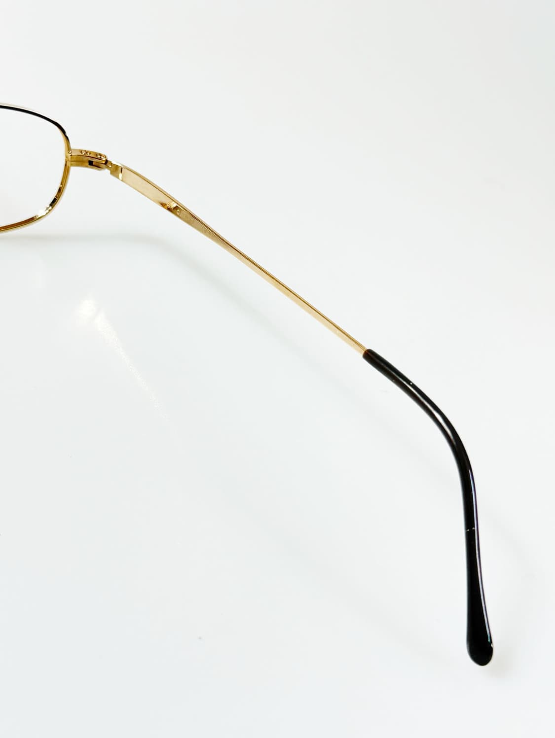 90s 서전 CLARTE 골드 슬림스퀘어 빈티지 안경 상품이미지7