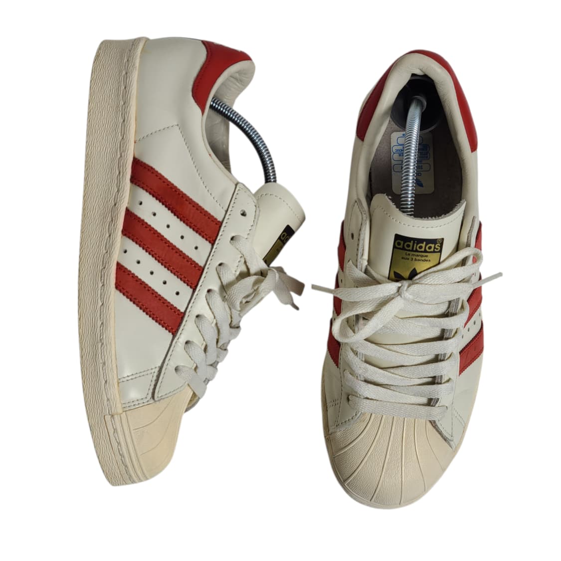 250) adidas 아디다스 슈퍼스타 80s 디럭스 흰/빨 상품이미지6