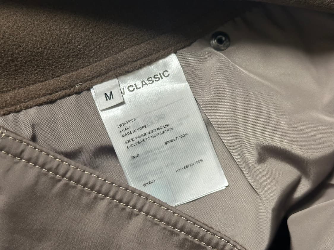 로우클래식 버블 미니 스커트 카키 M 상품이미지3