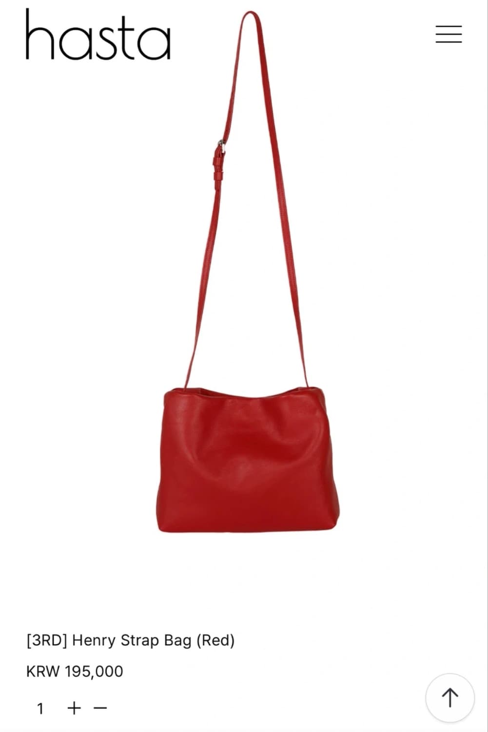 HASTA 하스타 가죽 가방 상품이미지2