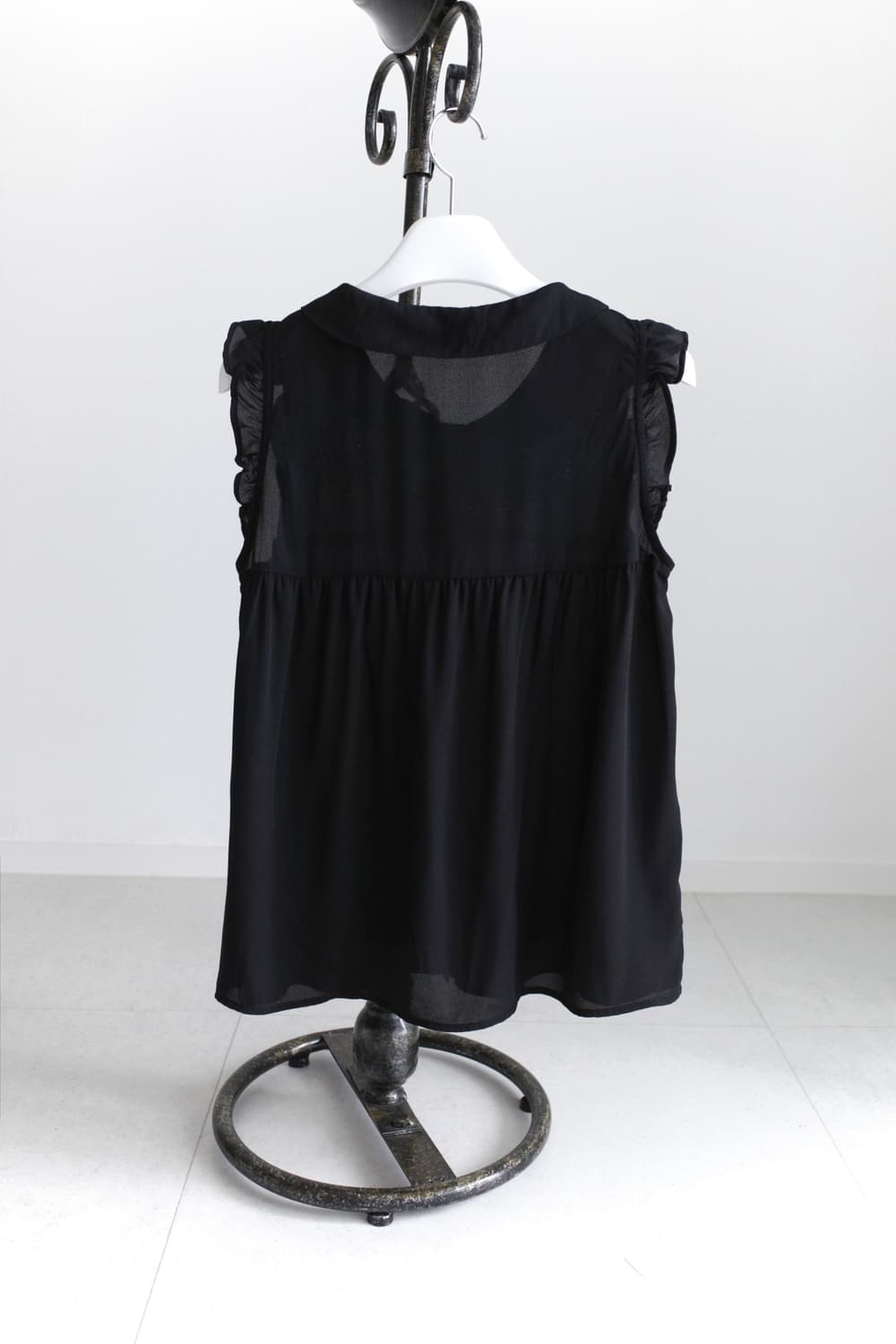 sm2)see-through sleeveless shirt  상품이미지3
