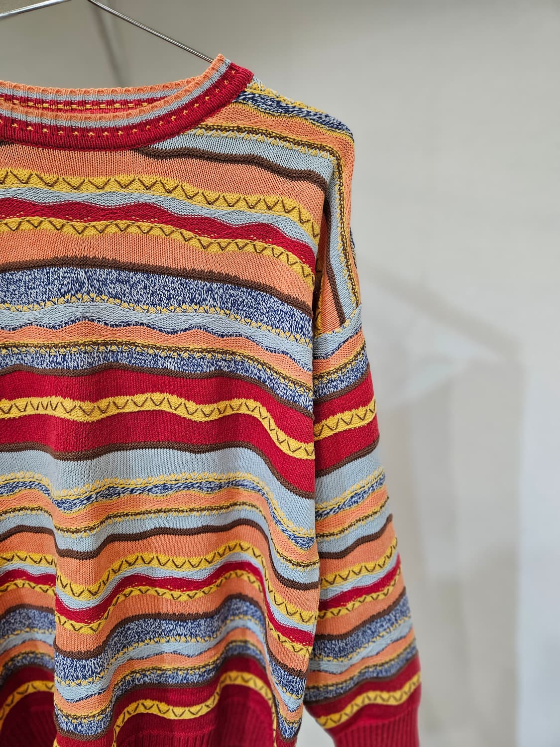 Hand made 컬러 스프라이트 니트 스웨터 상품이미지3