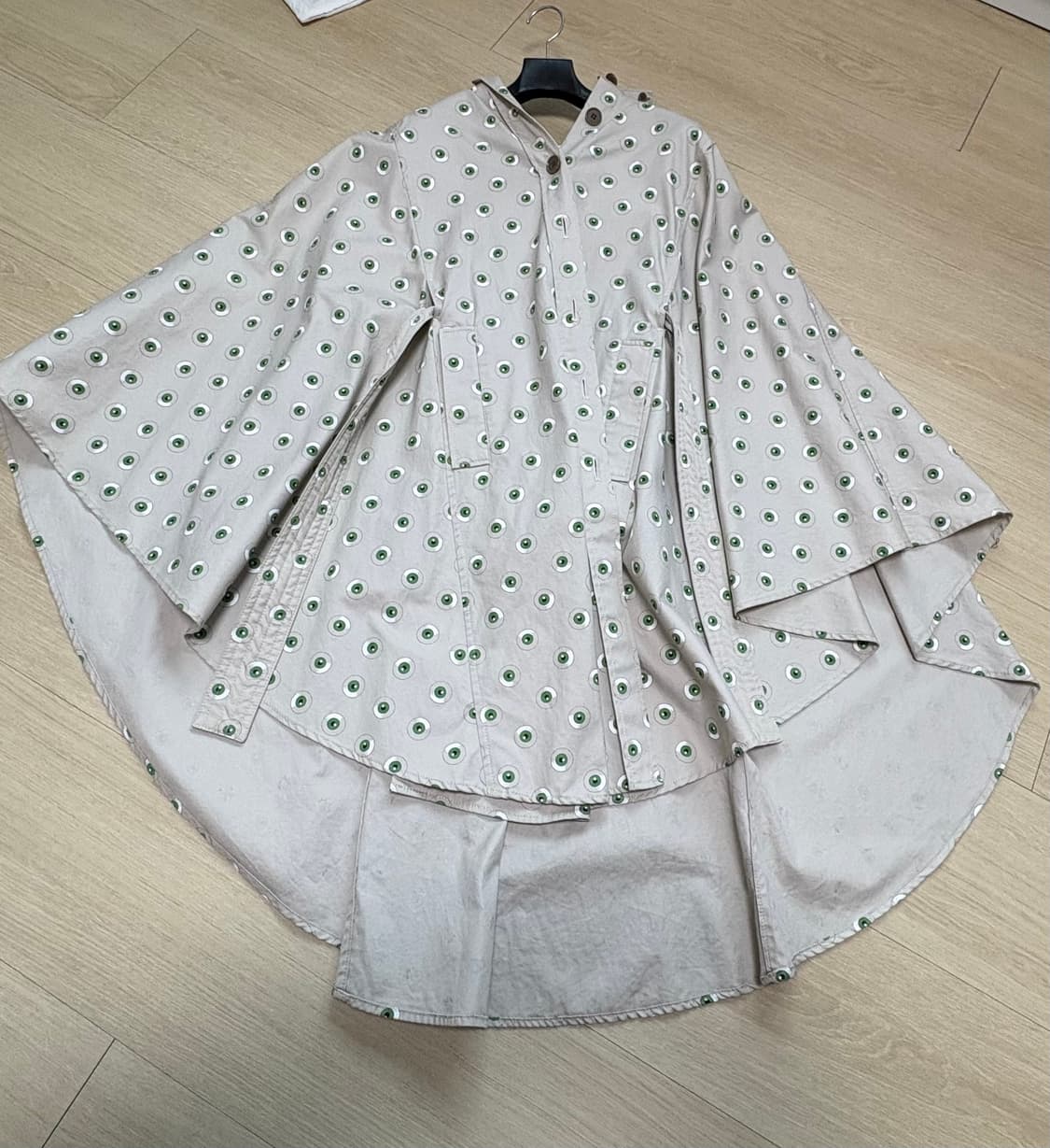 판초 스타일 코튼 아우터 상품이미지2