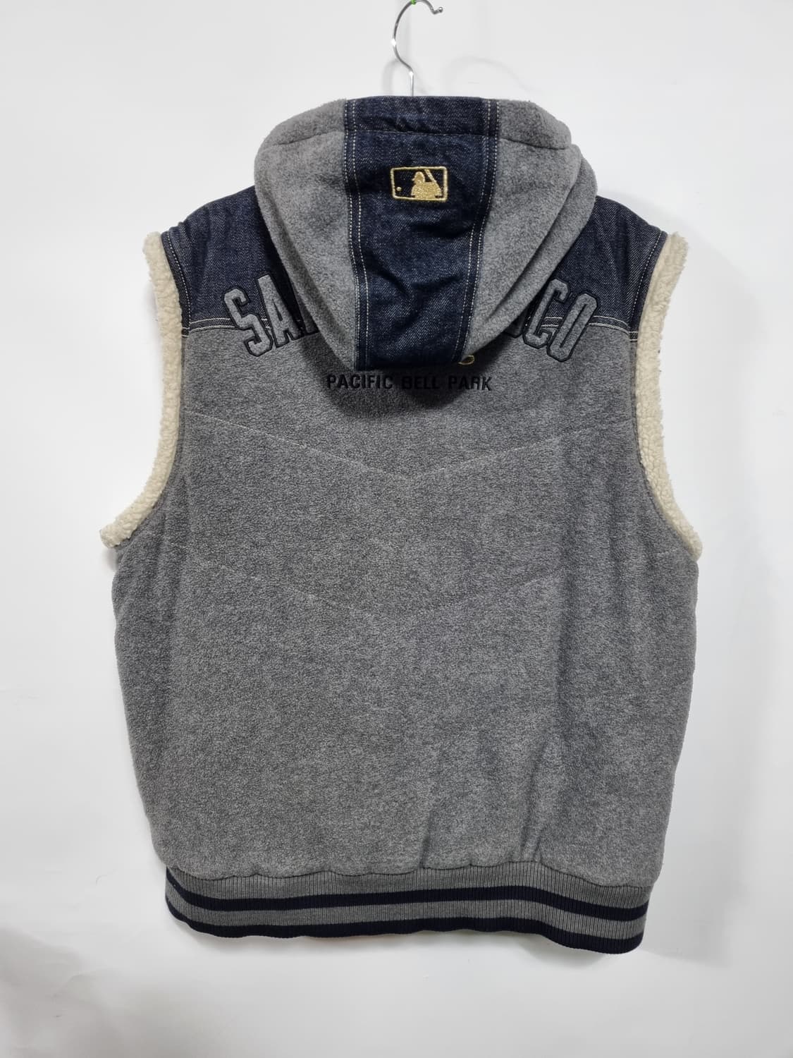 MLB 샌프란시스코 후드 데님 조끼 상품이미지2