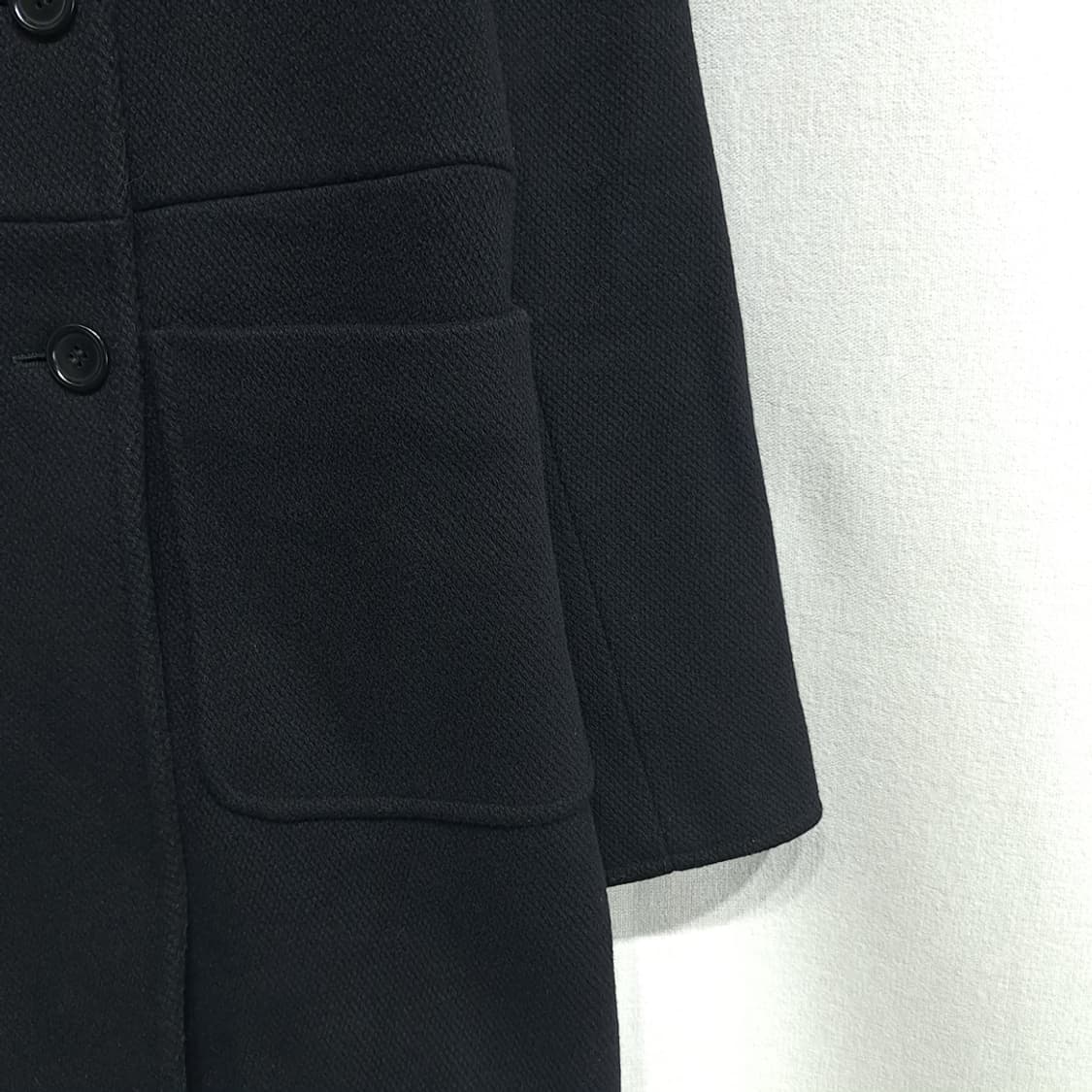 CN990W M 미우미우 이탈리아 캐시미어 울 더블 하프코트 상품이미지8