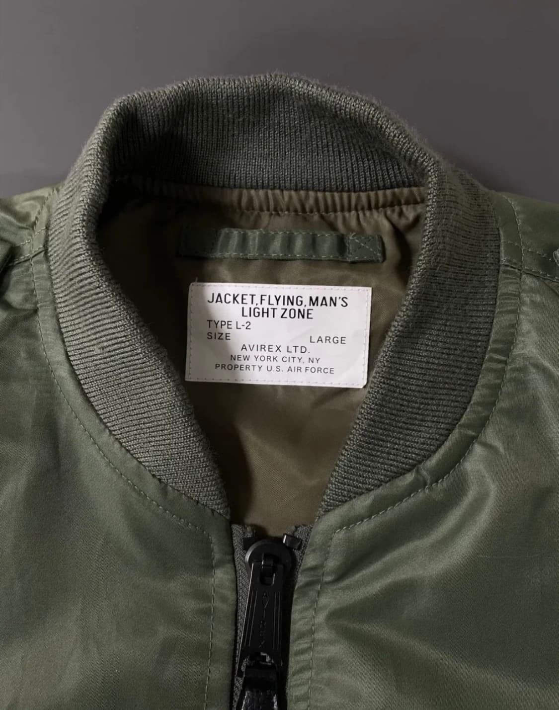 AVIREX ma1 L-2 봄버 자켓 L  상품이미지4