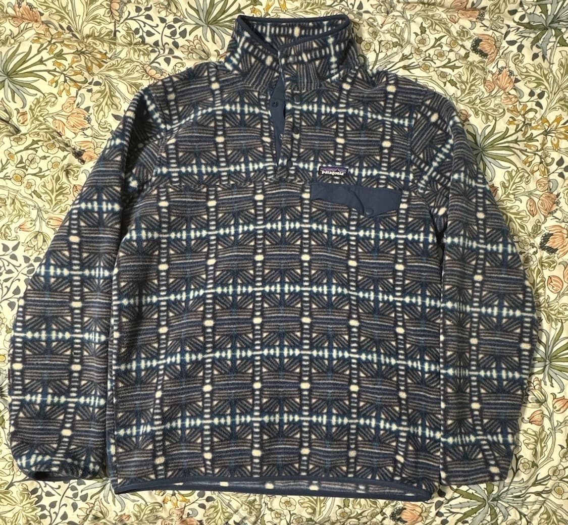 23FW 파타고니아 신칠라 스냅-T 회색/네이비 상품이미지1