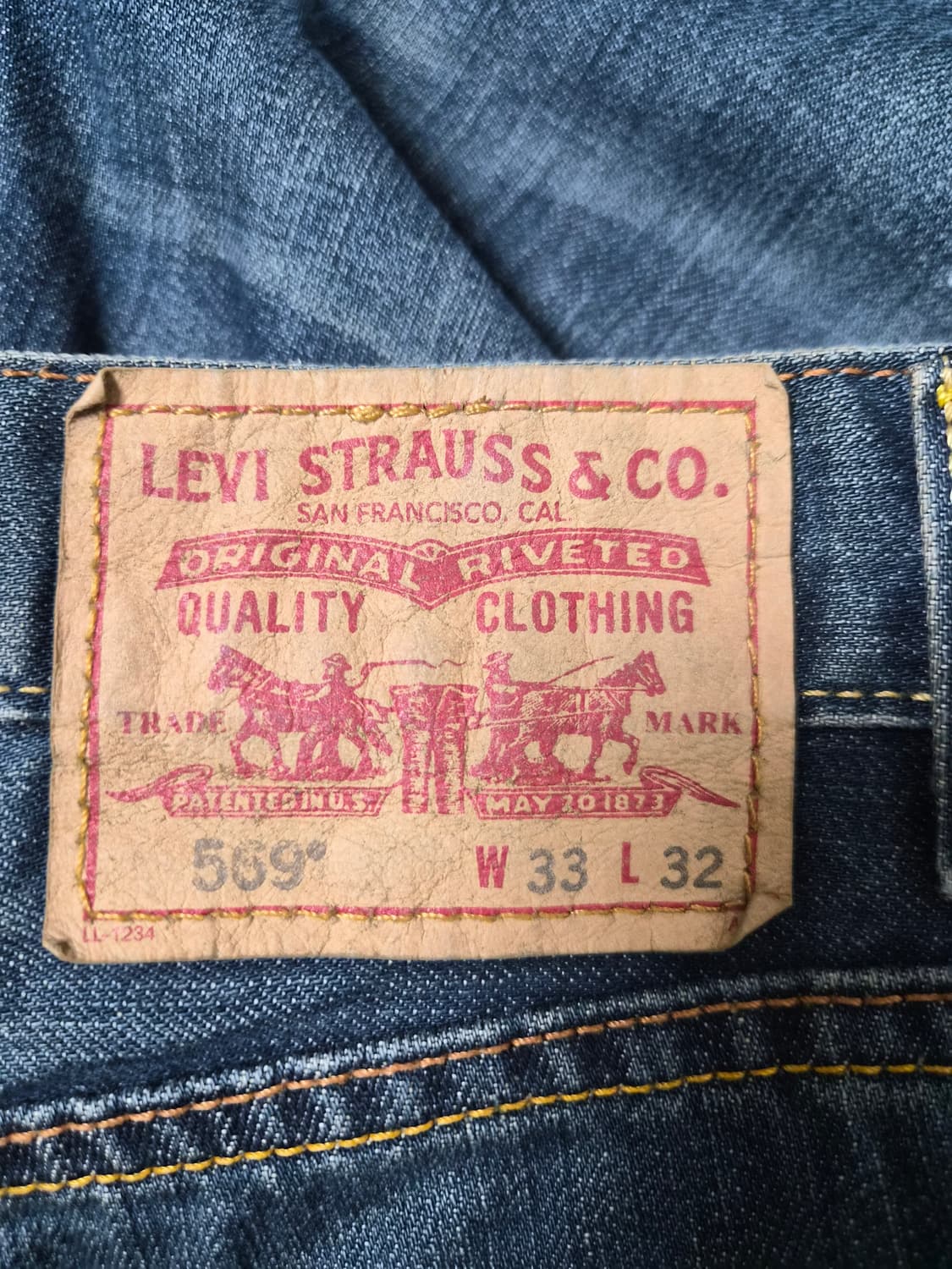 리바이스Levis 569 루즈 스트레이트 33사이즈 P-215 상품이미지4