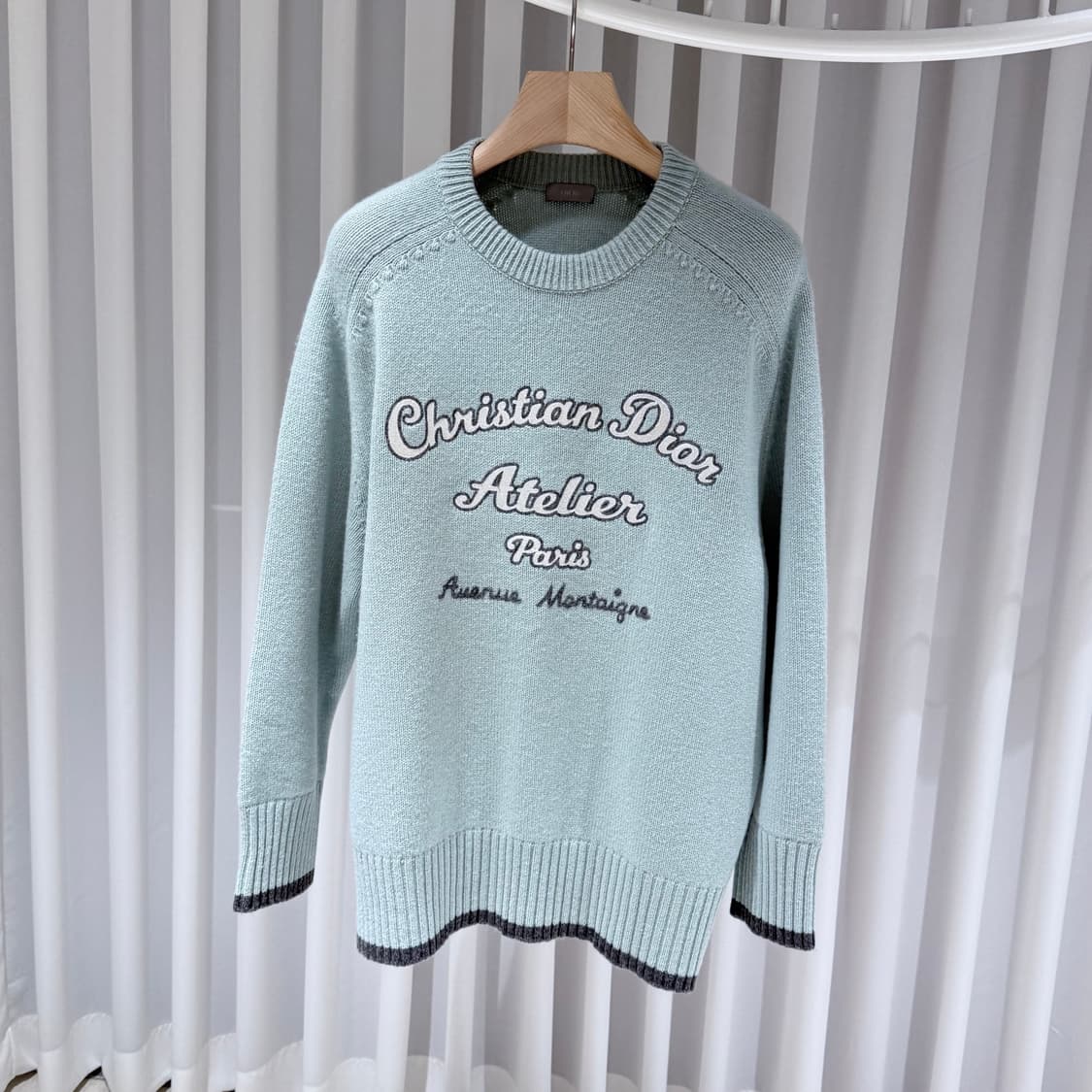 2XL / 디올 아뜰리에 로고 민트 니트 상품이미지2