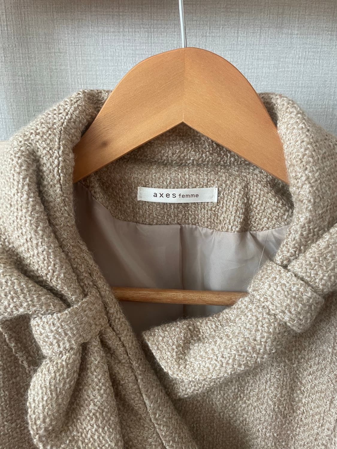 모리걸 빈티지 엑시즈팜 라떼갸루 리본 레이스 코트 🎀💛 상품이미지4