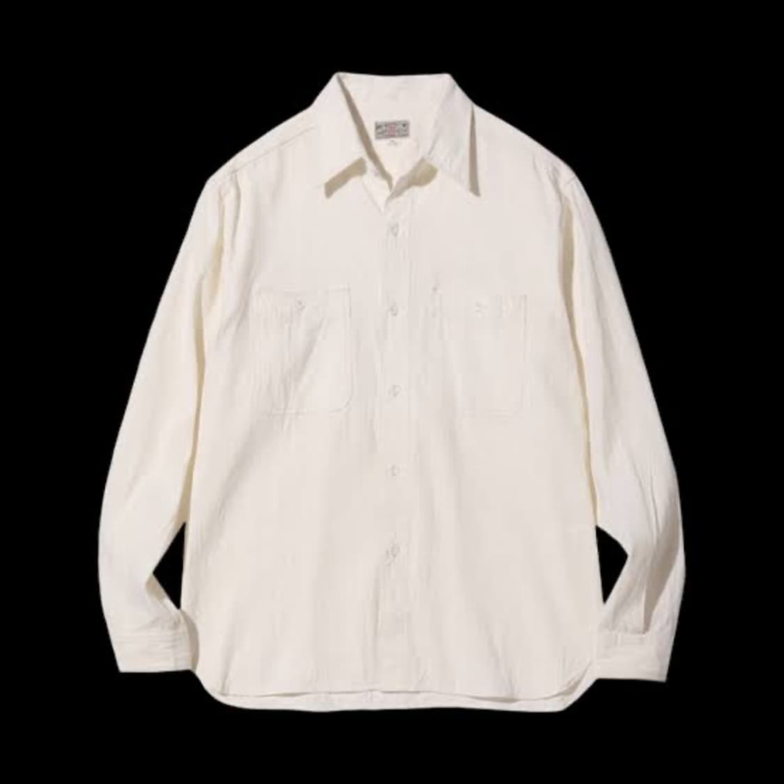 [XL] 버즈릭슨 샴브레이 셔츠 화이트 상품이미지1