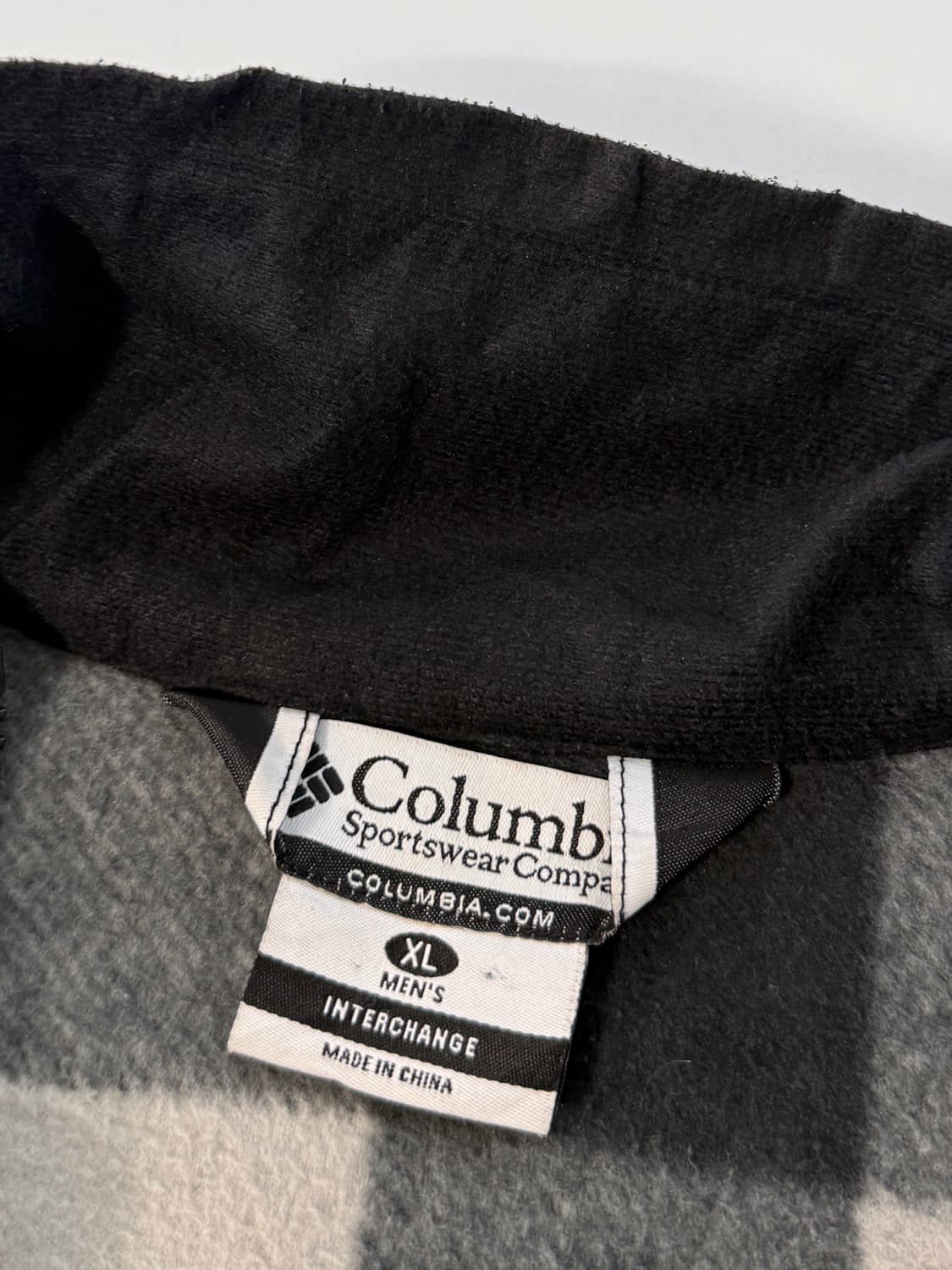 컬럼비아 90‘s 오버핏 체크패턴 폴리 블럭 플리스 자켓 상품이미지6