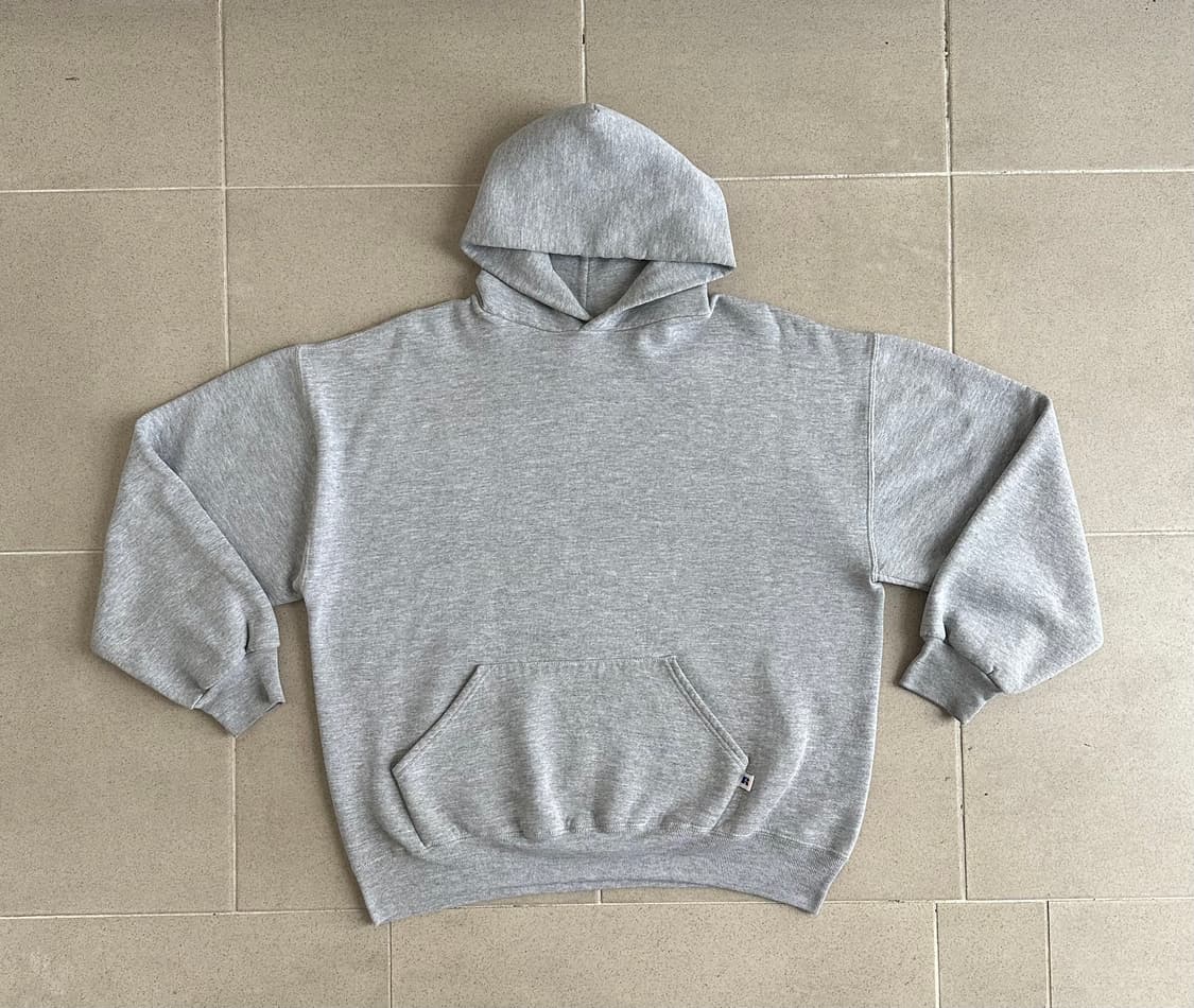 90s 빈티지 러셀 후드 그레이 XL USA 상품이미지1
