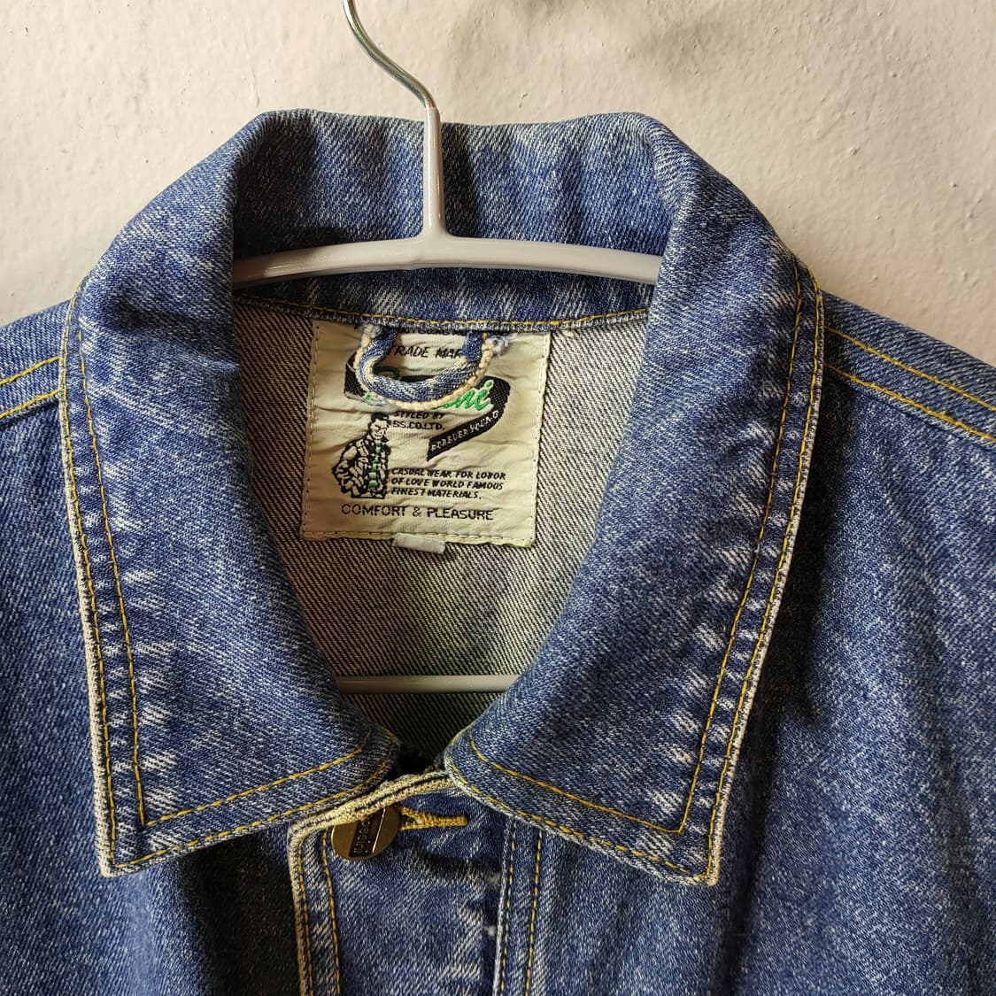 90s BOSSINI 데님 자켓 (L) 상품이미지5