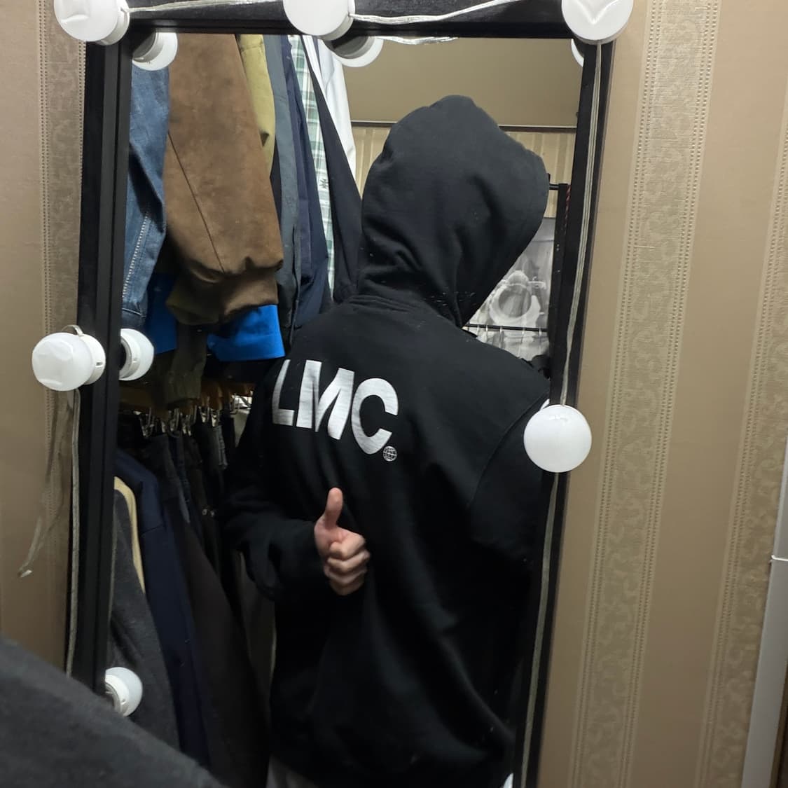 LMC 블랙 후드티 상품이미지4