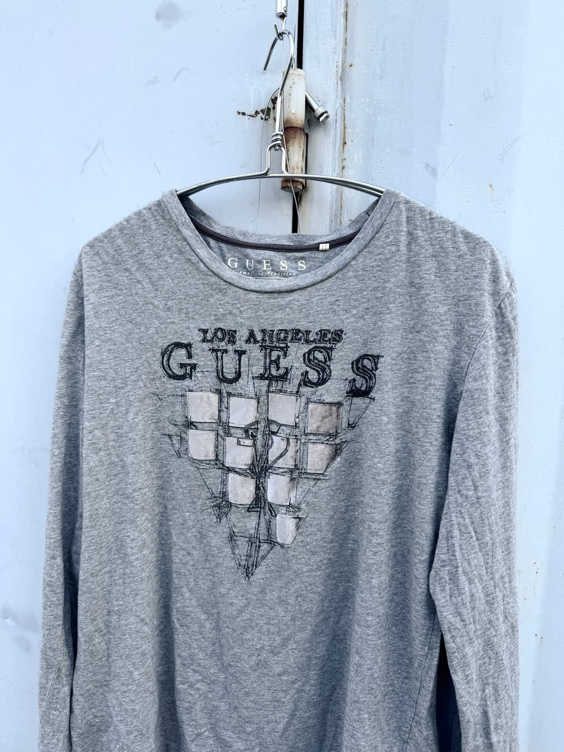 Guess 그레이 롱슬리브 탑 상품이미지1