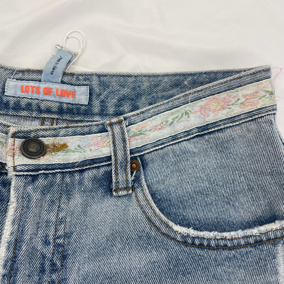 Ethnic tape patch denim 상품이미지4