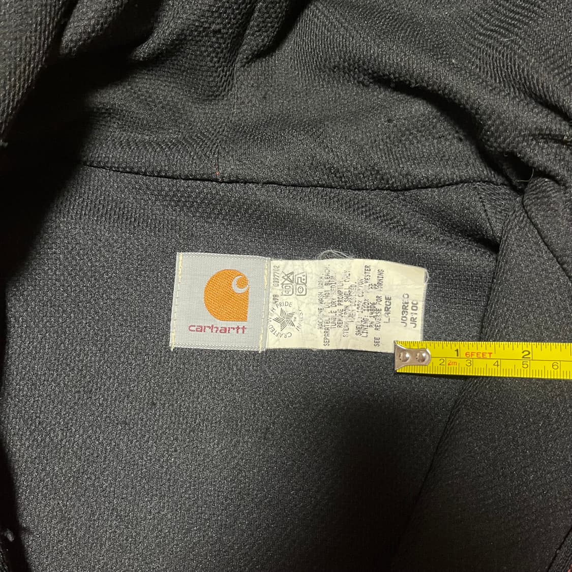 [L] 90s USA 빈티지 칼하트 액티브 자켓 JR100 Red 상품이미지3