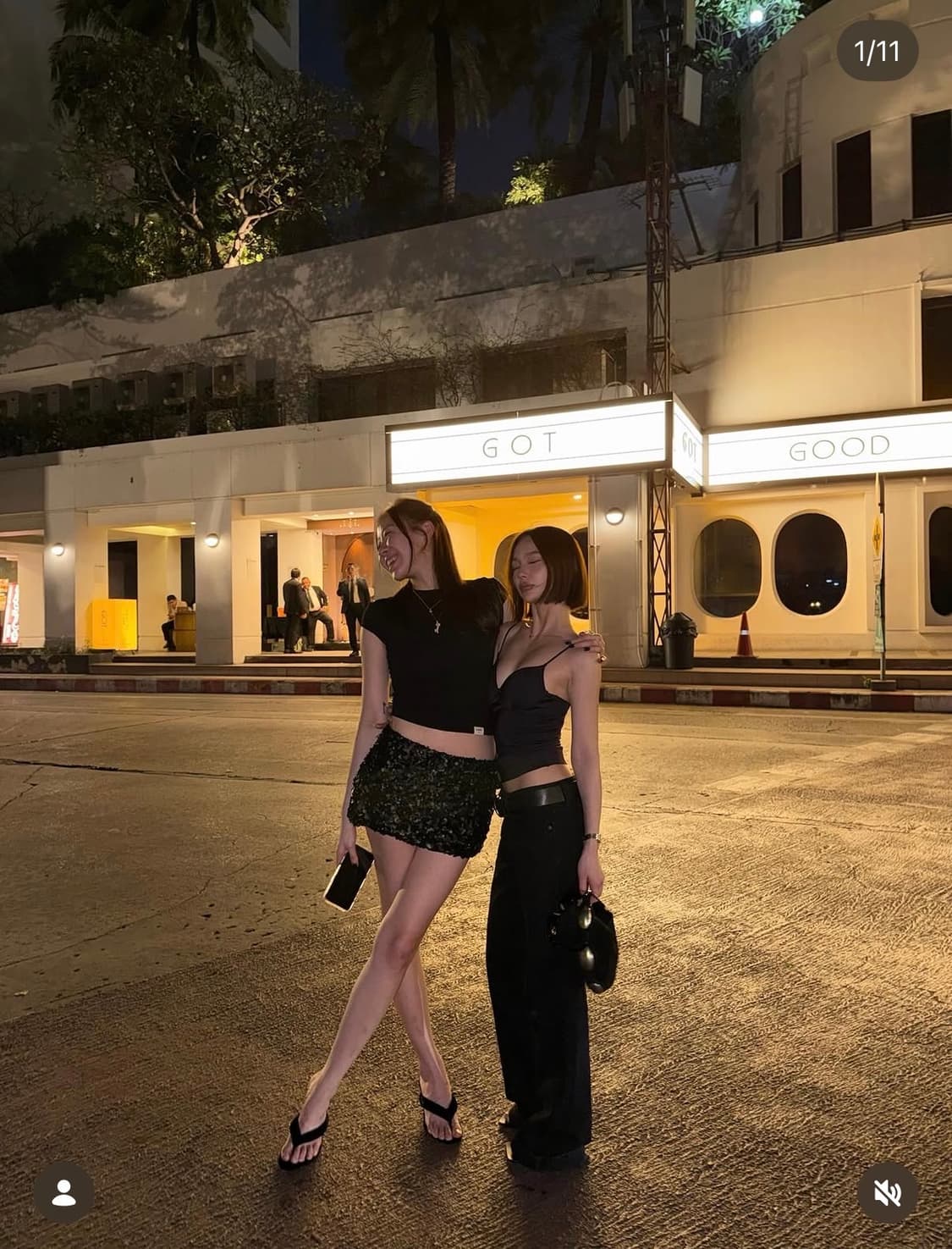 글로니(Glowny) G SLIM TEE 지 슬림 티 블랙 black s 상품이미지2