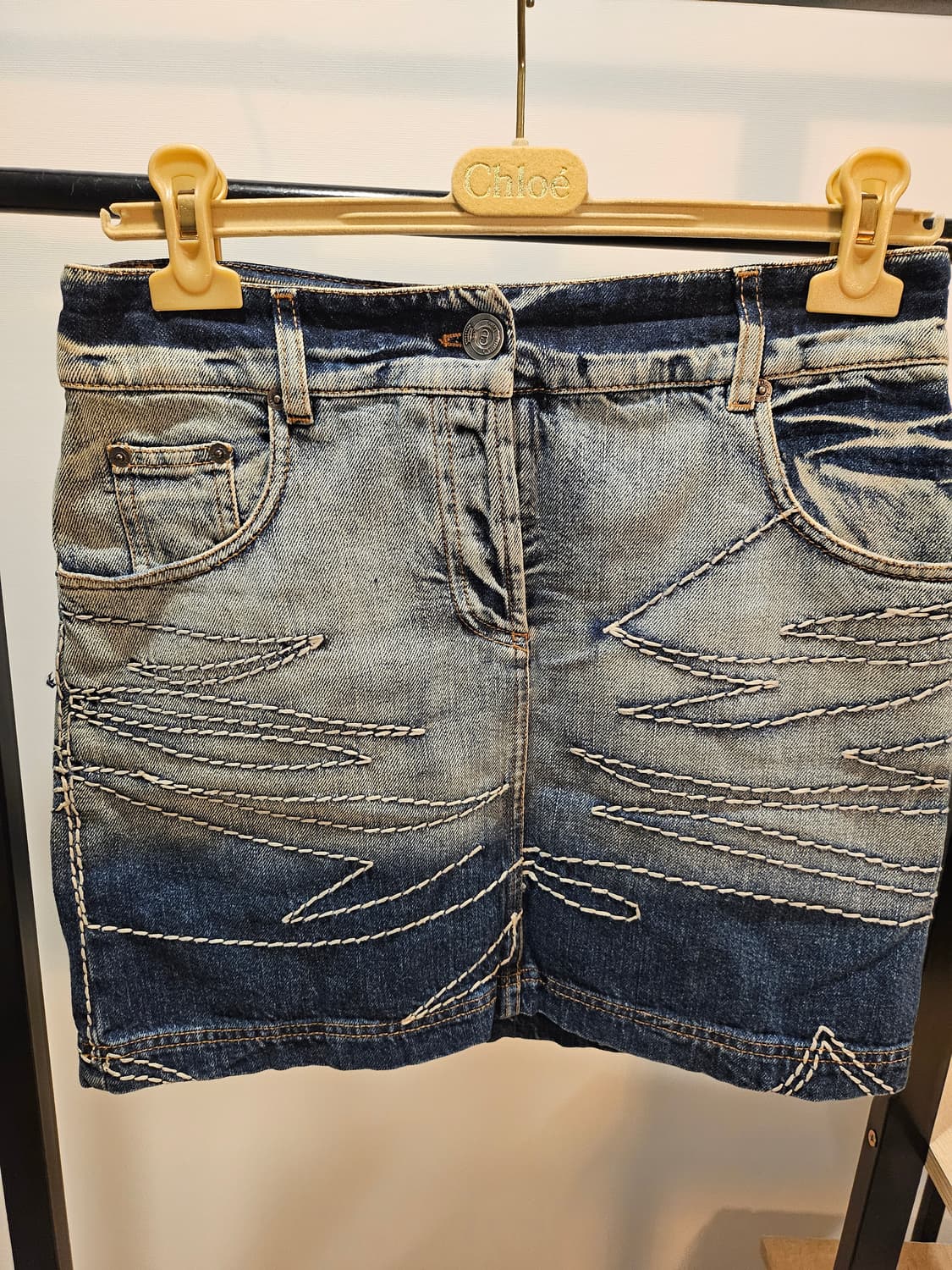 디올 청데님 미니스커트 상품이미지2