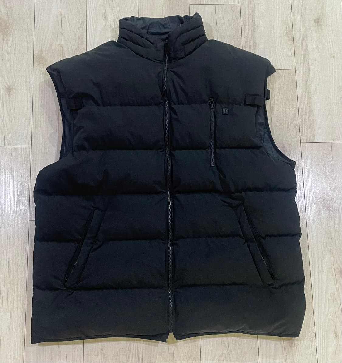 [3] 마틴로즈 X 나파피리 패딩 베스트 조끼 블랙 상품이미지2