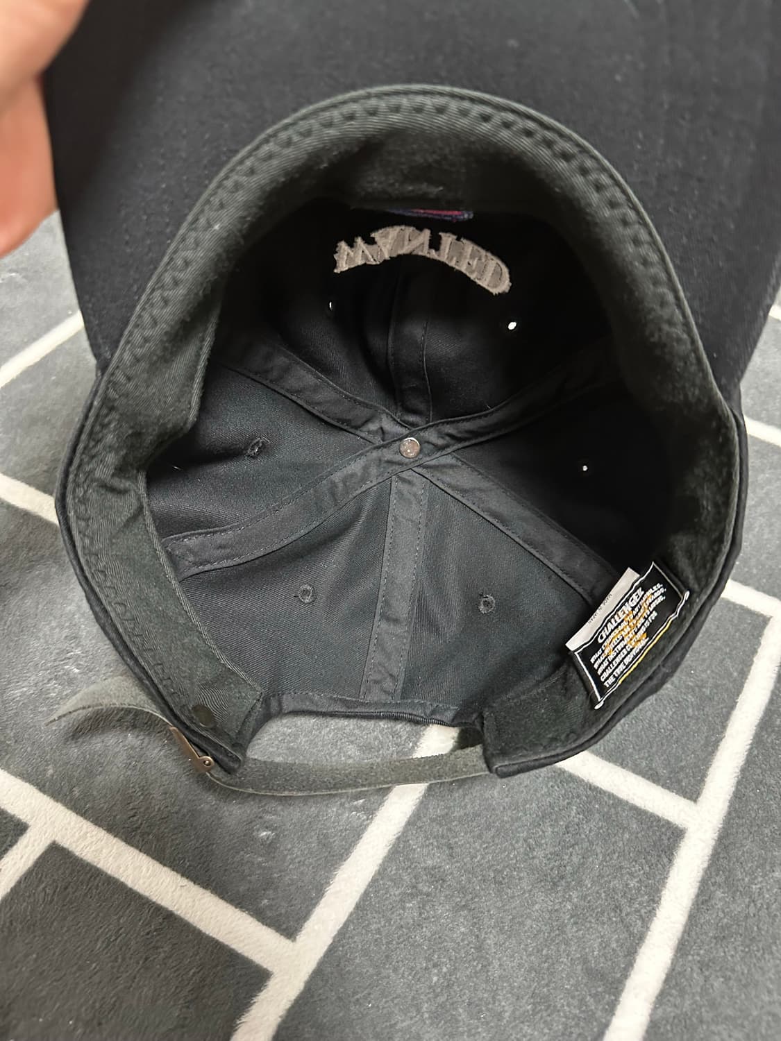 challenger 챌린저 볼캡 블랙 상품이미지2