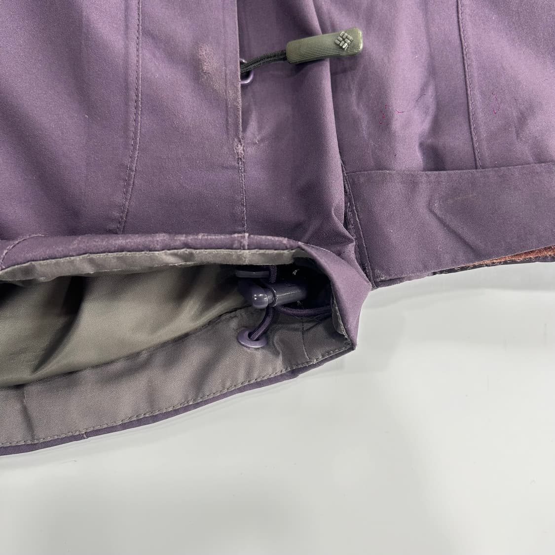 Columbia 콜롬비아 2-way, 이중지퍼 딥퍼플 고어텍스 바람막이  상품이미지5