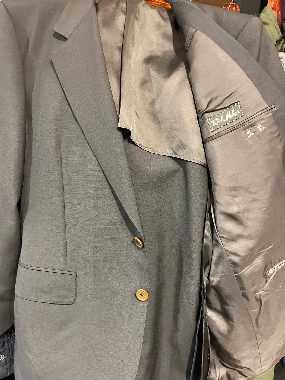 에르메네질도제냐 울/모헤어 블레이져 상품이미지9