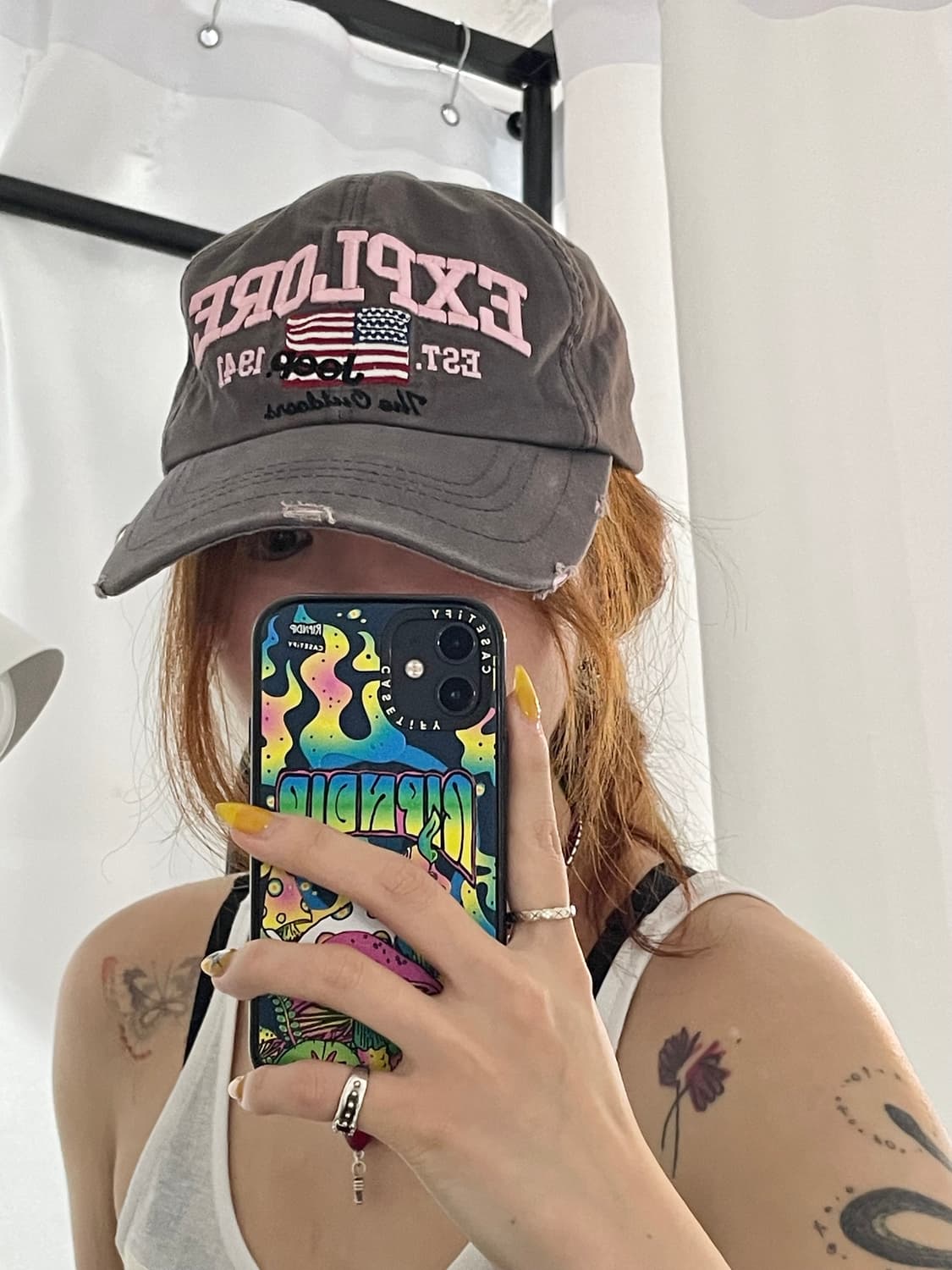 JEEP 브라운 레터링 워싱 볼캡 상품이미지4