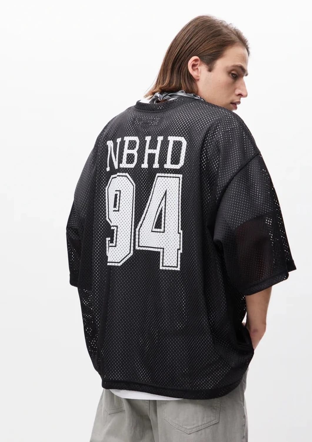 [L] 네이버후드 하키 v-neck 져지 그레이 상품이미지7