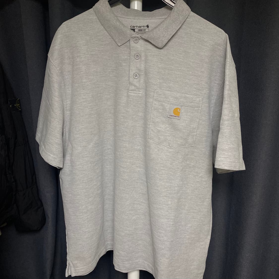 칼하트 PK 카라 반팔 그레이 XL 상품이미지1