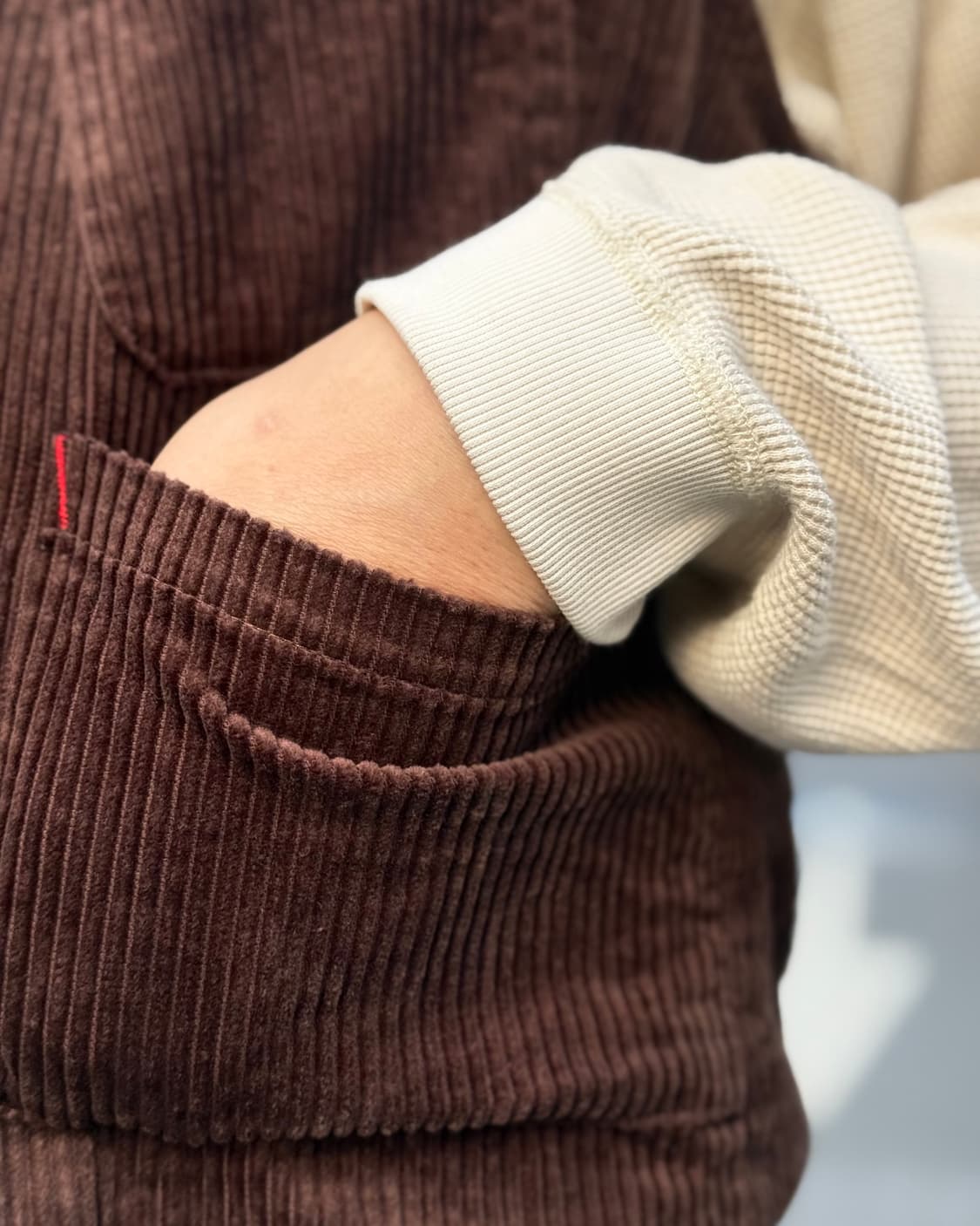 엉클푸 프렌치 코듀로이 워크 베스트 L 상품이미지9