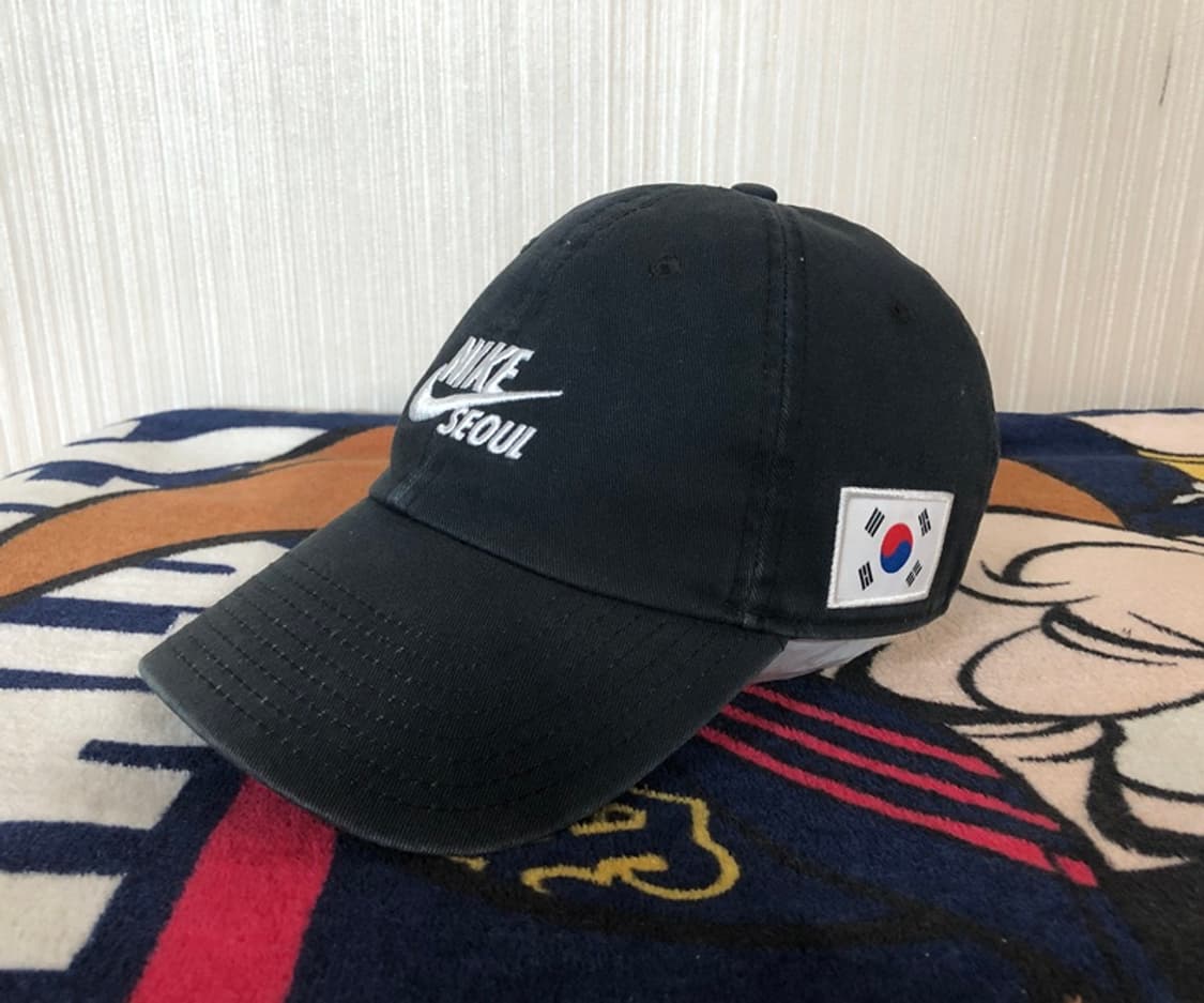 (2) 나이키서울(SEOUL) 한정모자/볼캡/태극기패치/블랙 상품이미지2
