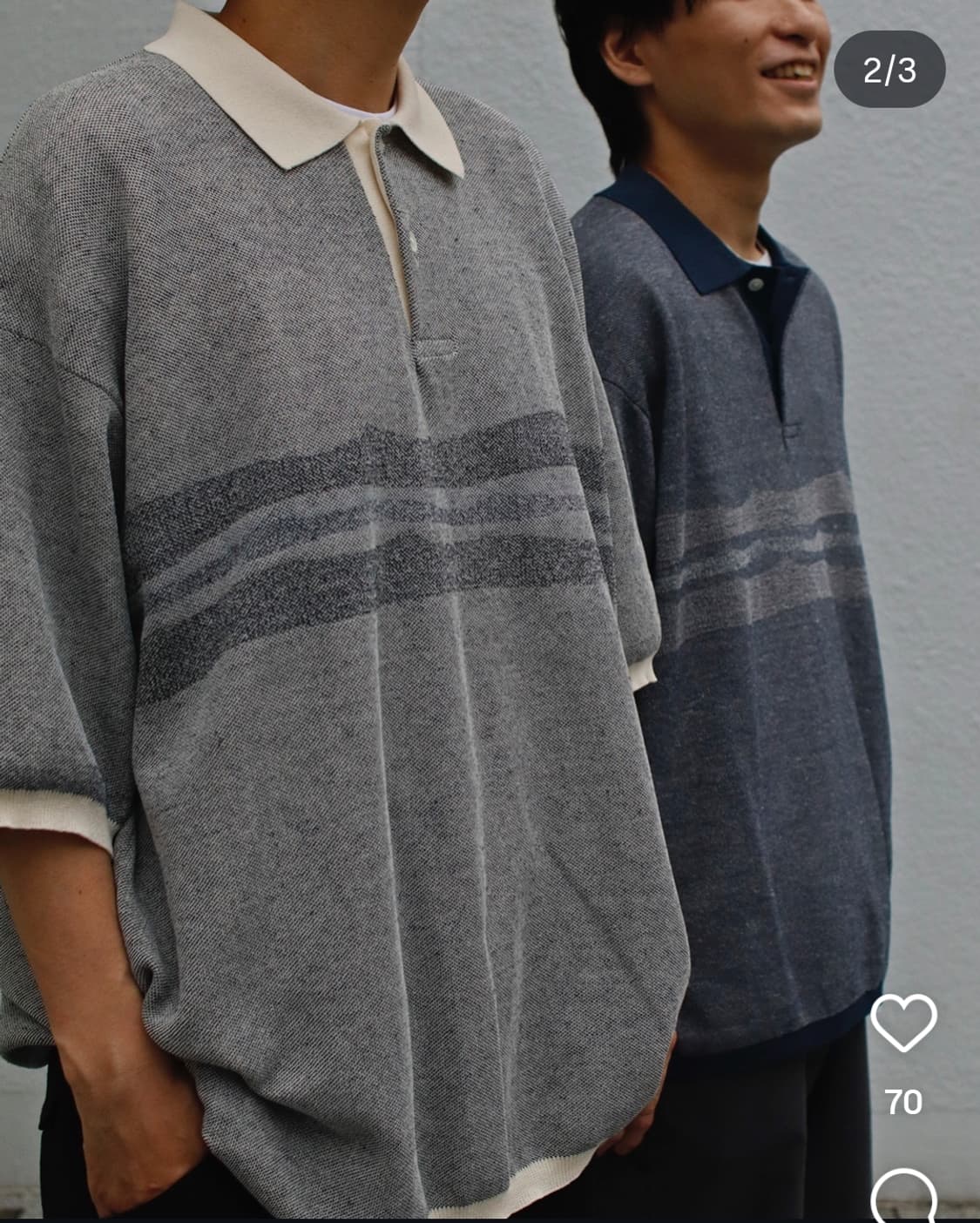 나나미카 25 스웨터 폴로 XL 상품이미지2