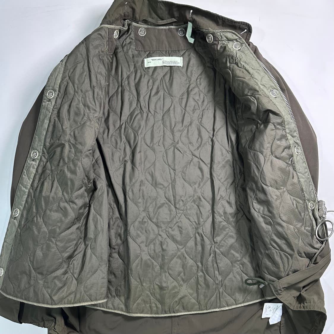 오프화이트 피쉬테일 파카  상품이미지8