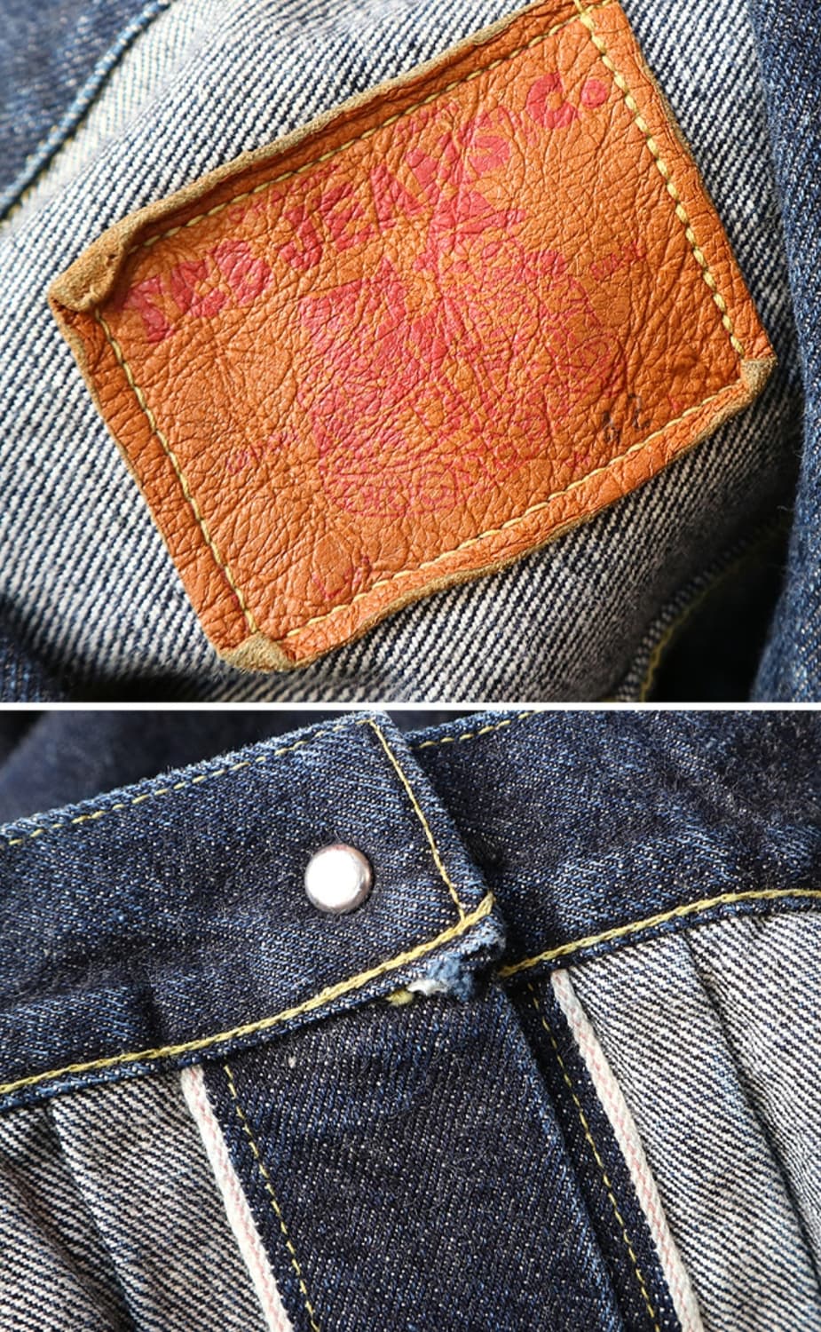 일본판 TCB JEANS 1944년 대전판 복각 셀비지 1세대 데님자켓 상품이미지8