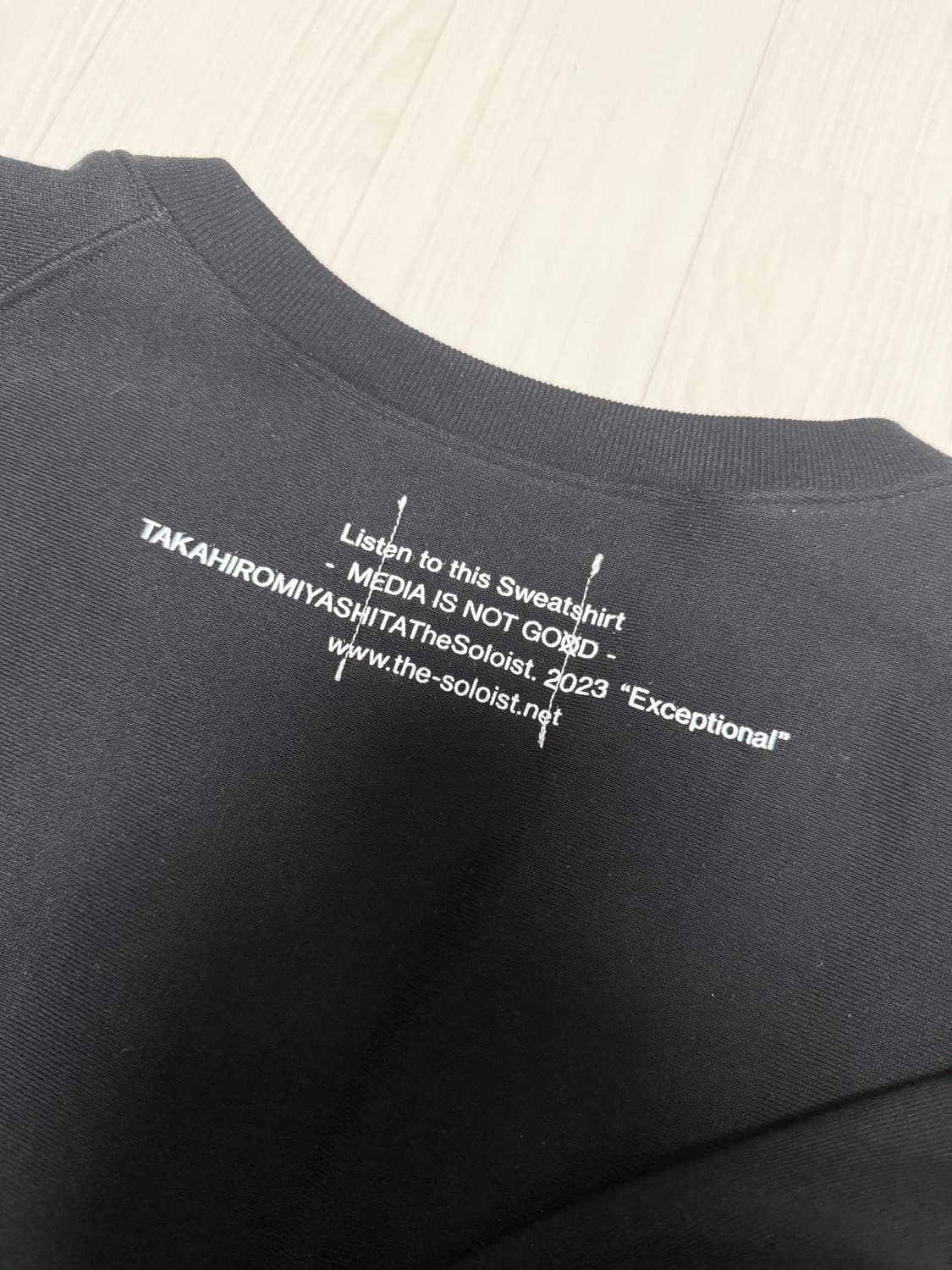 [판매] (46) 솔로이스트 23ss Media is not god 상품이미지4